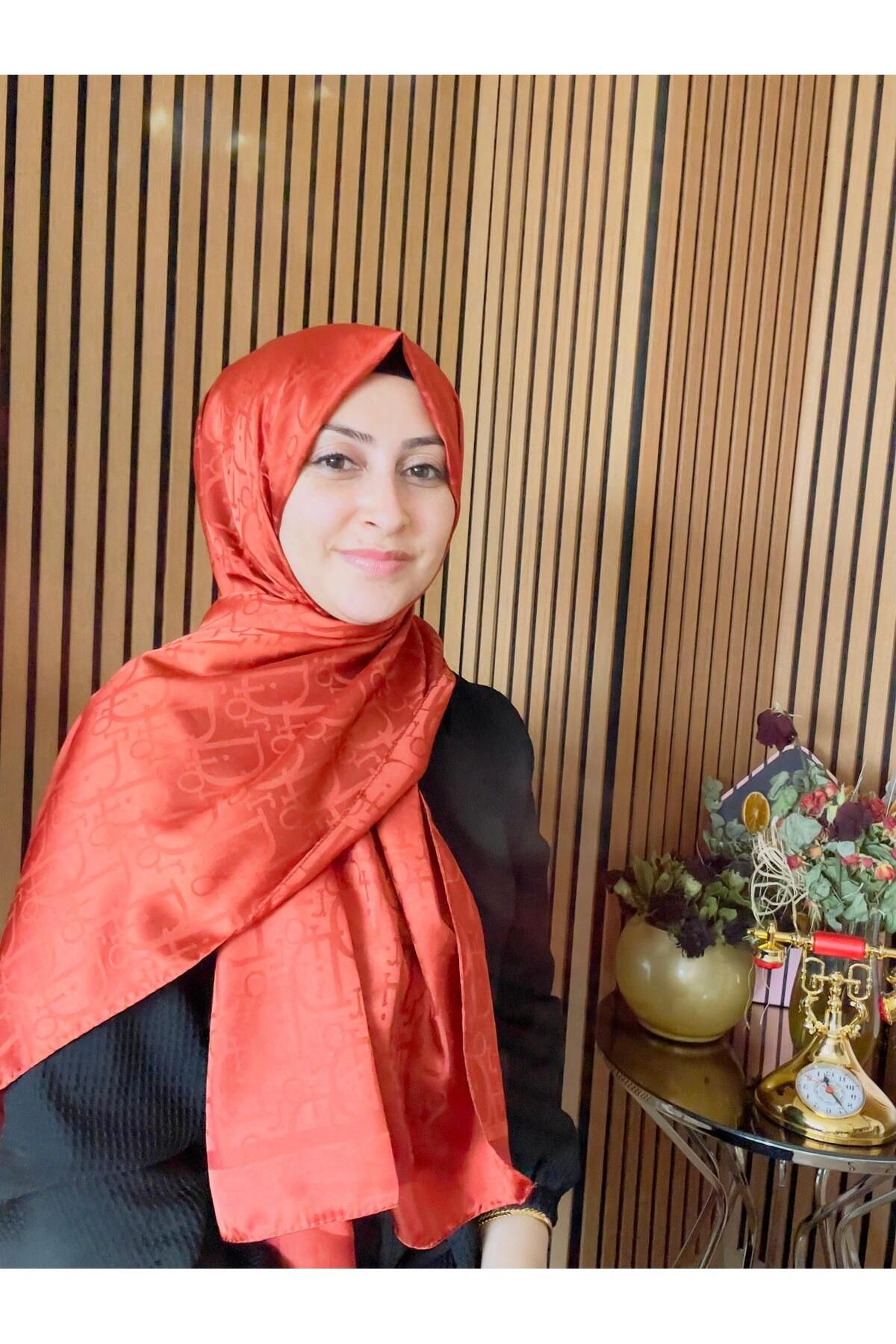 cananScarf İpeksi pamuklu Jakar Şal