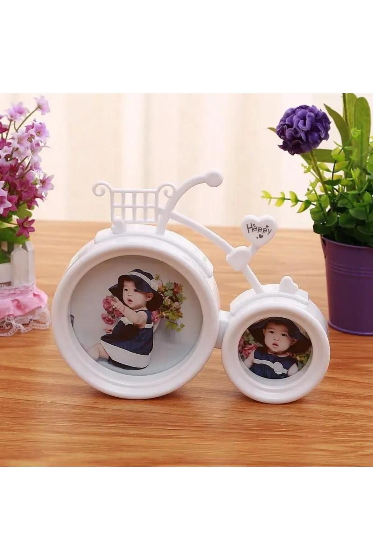 NEZADE STORE Bisiklet Şeklinde Fotoğraf Çerçevesi
