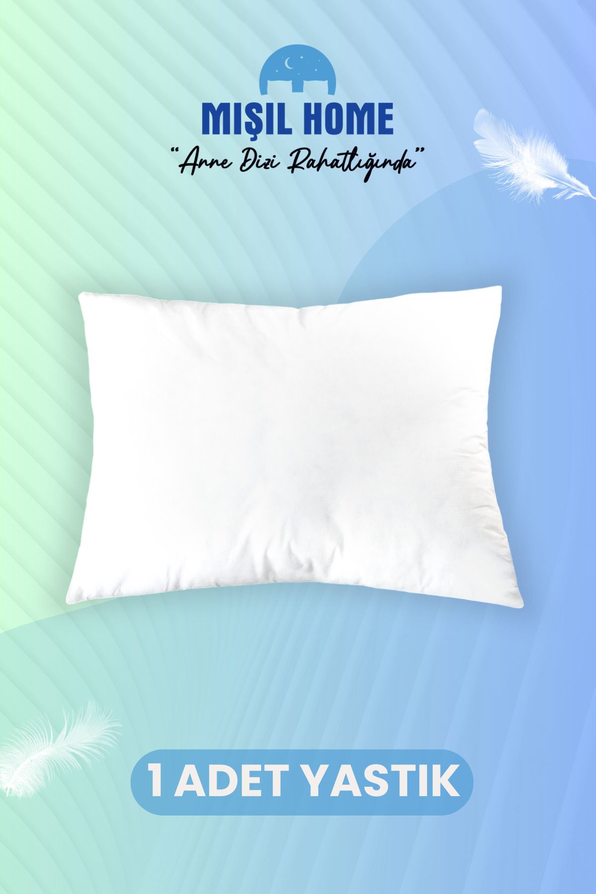 MIŞIL HOME 1 Adet Jel Silikon Elyaf Antialerjik Yıkanabilir Ev Ve Hotel 50x70cm 800 gr