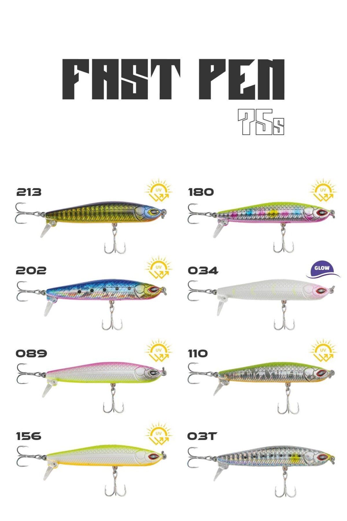 Fujin FastPen 75mm 14gr Maket Balık