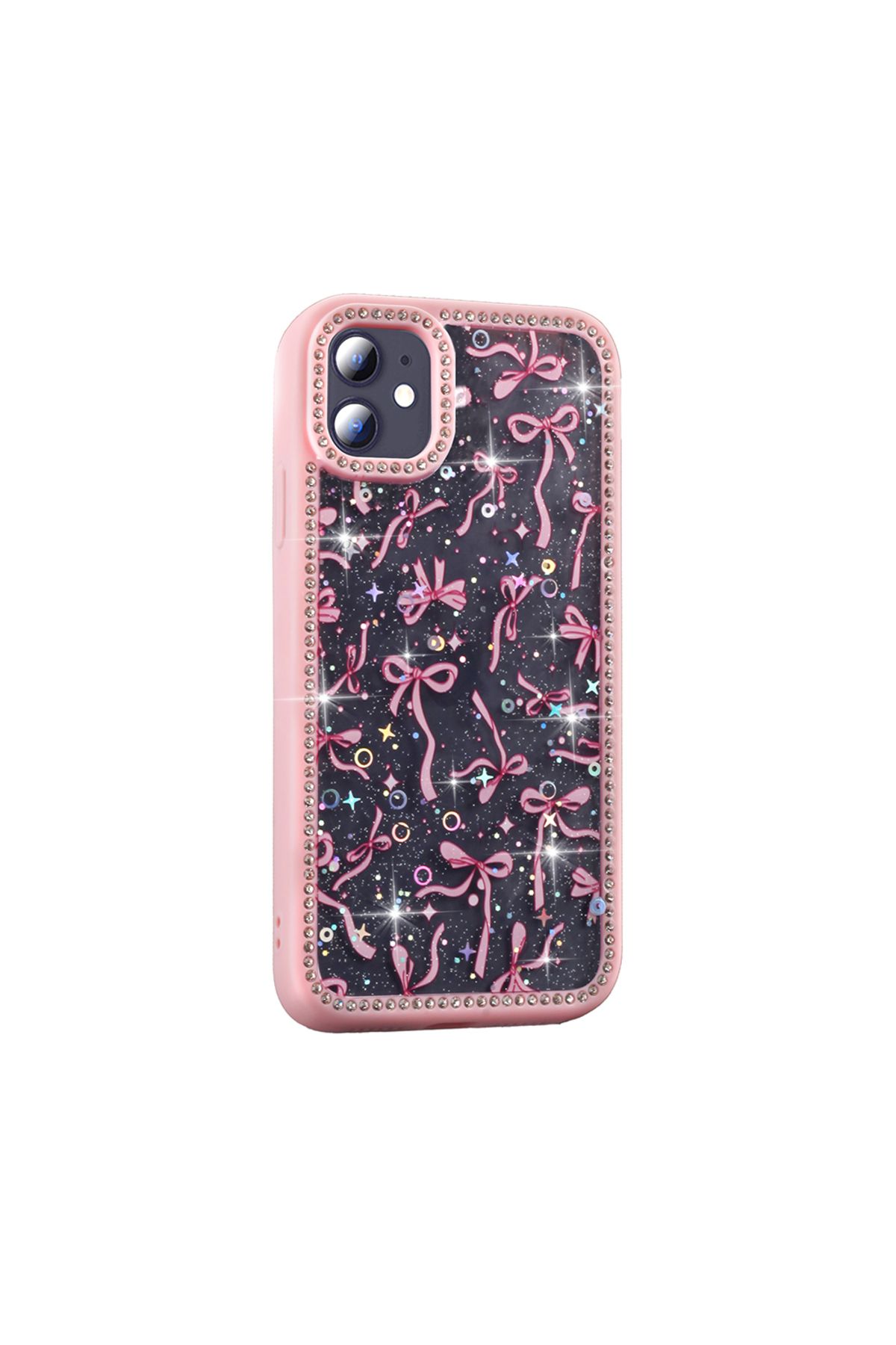 KılıfShop İphone 11 Kılıf Azra Taşlı Simli