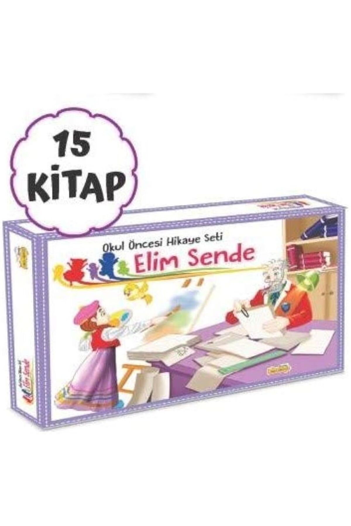 GENDAŞ ÇOCUK GENDAŞ YAYINLARI OKUL ÖNCESİ ELİM SENDE BÜYÜK BOY HİKAYE SETİ