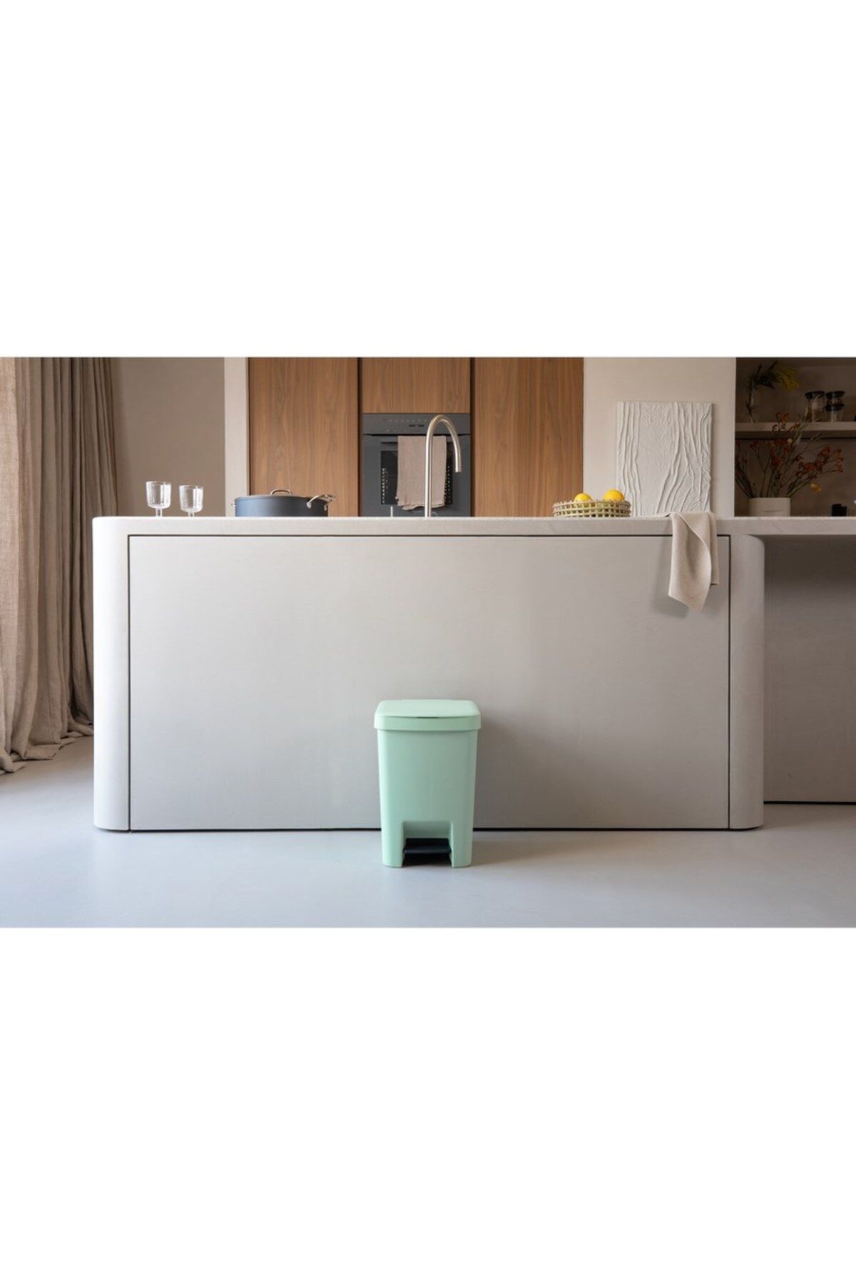 Brabantia Stepup Jade Green Plastik Pedallı Çöp Kutusu 25l