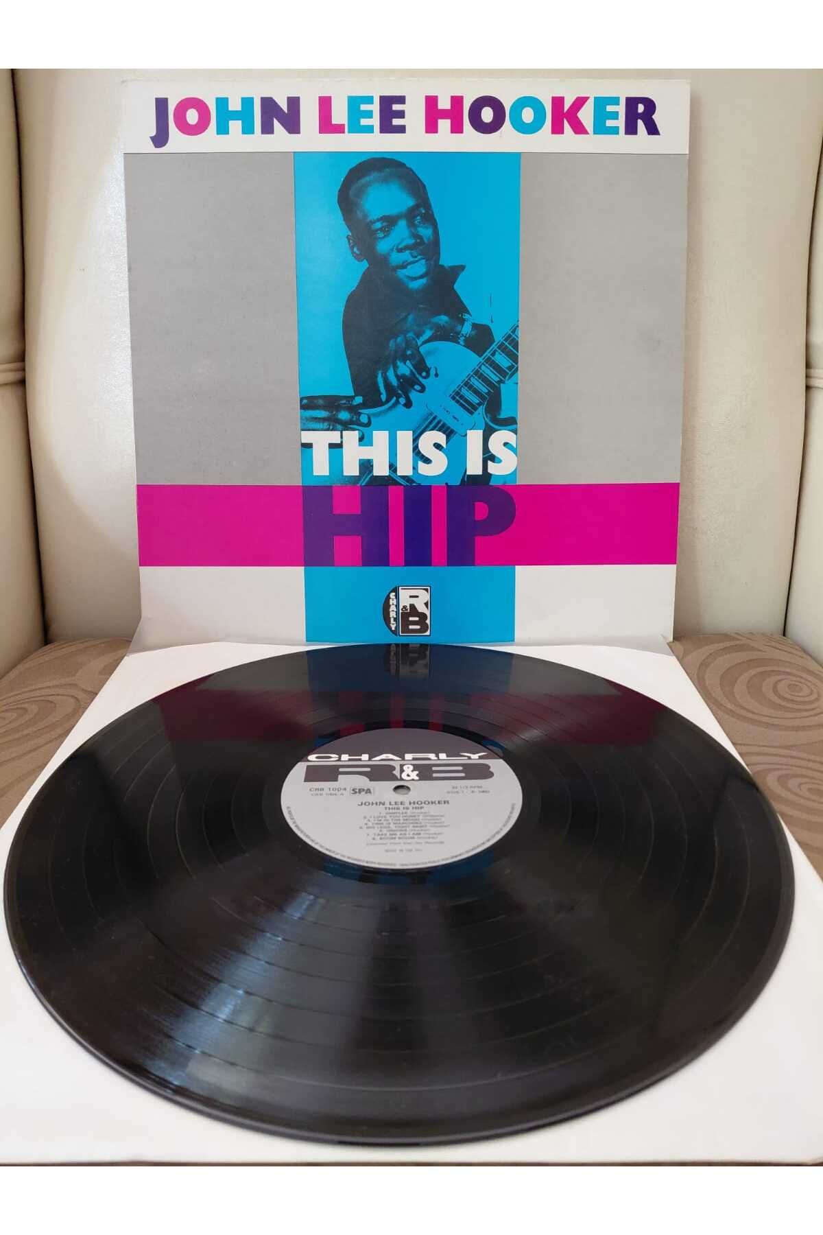 Plakperest John Lee Hooker – This Is Hip - 1980 İngiltere Basım LP Plak Albüm -2.EL