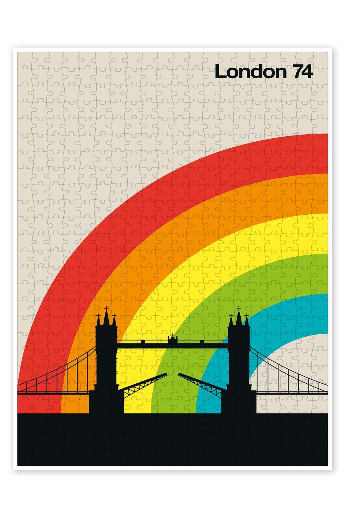 Jeronkarji Londra 74 500 Parça Puzzle Yapboz Şehir Manzara Temalı Hobilik