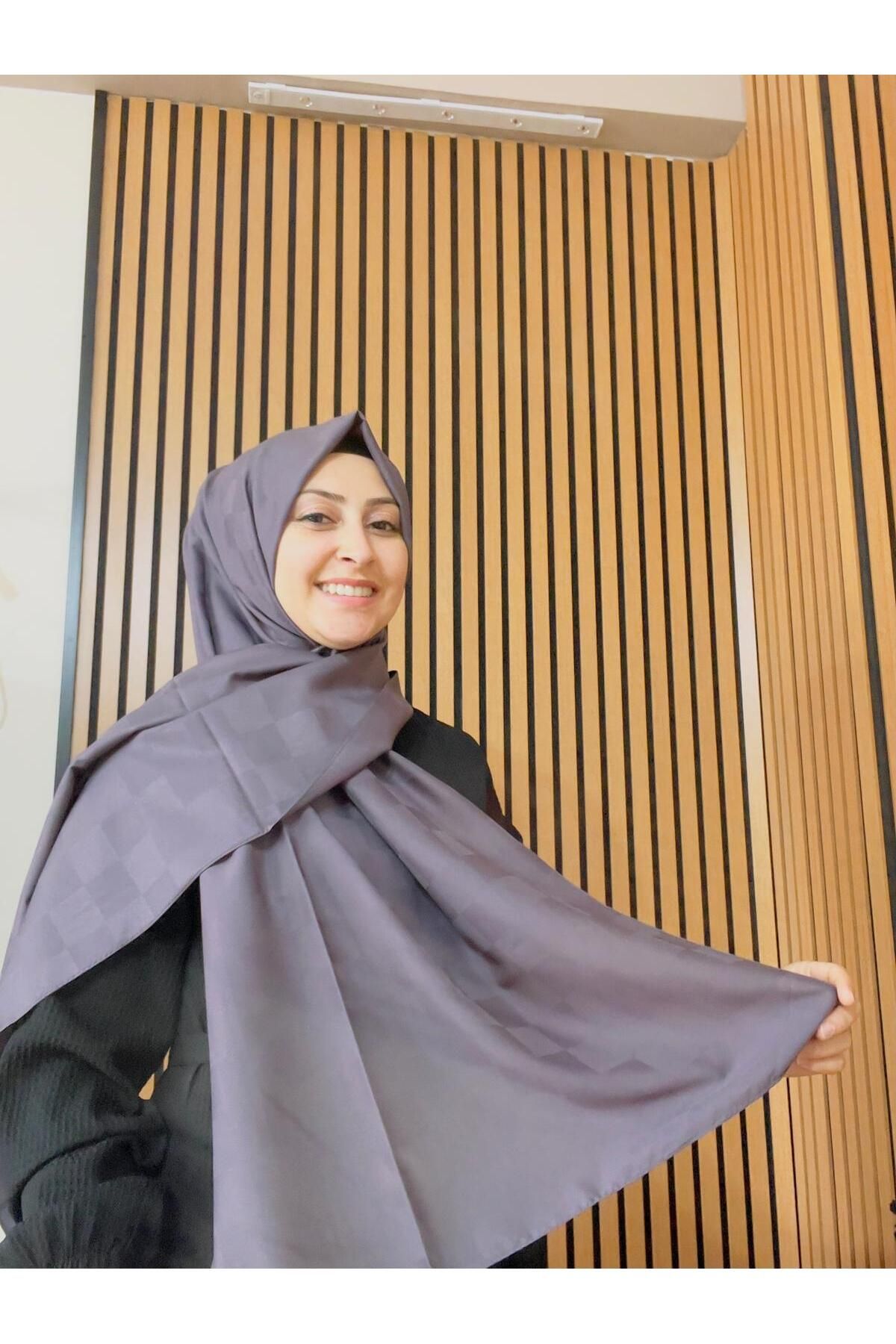 cananScarf Dama Desen Pamuklu Şal