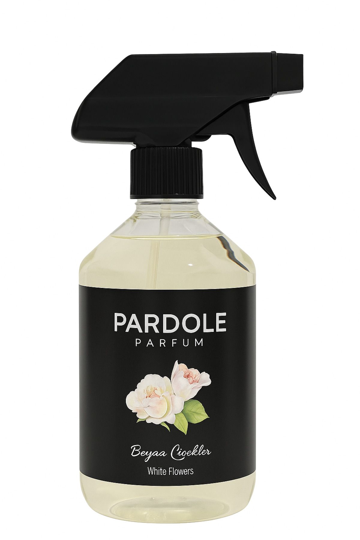 PARDOLE Beyaz Çiçekler Sprey Oda Kokusu - 500 ML - Oda, Kumaş ve Araç Spreyi