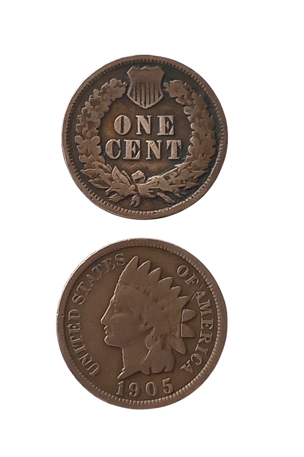 Yediotuz 1905 A.B.D 1 Cent Koleksiyon Yabancı Madeni Para Eski Para Antika Para Darpane Para Hobi