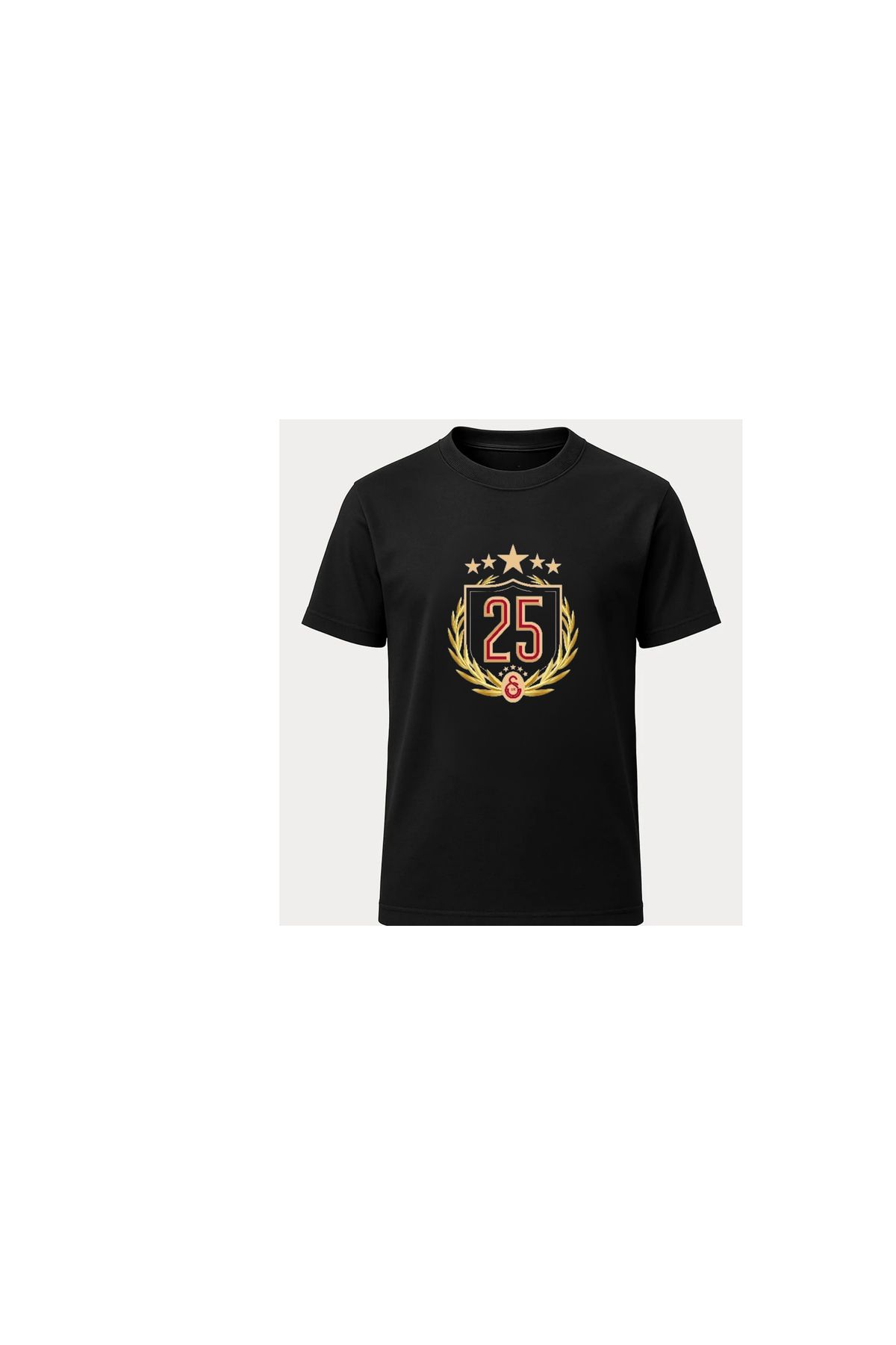 MODA Tshirt Galataray Yeni Yıl Baskılı,Kaliteli,%100 Pamuk,Yerli Üretim