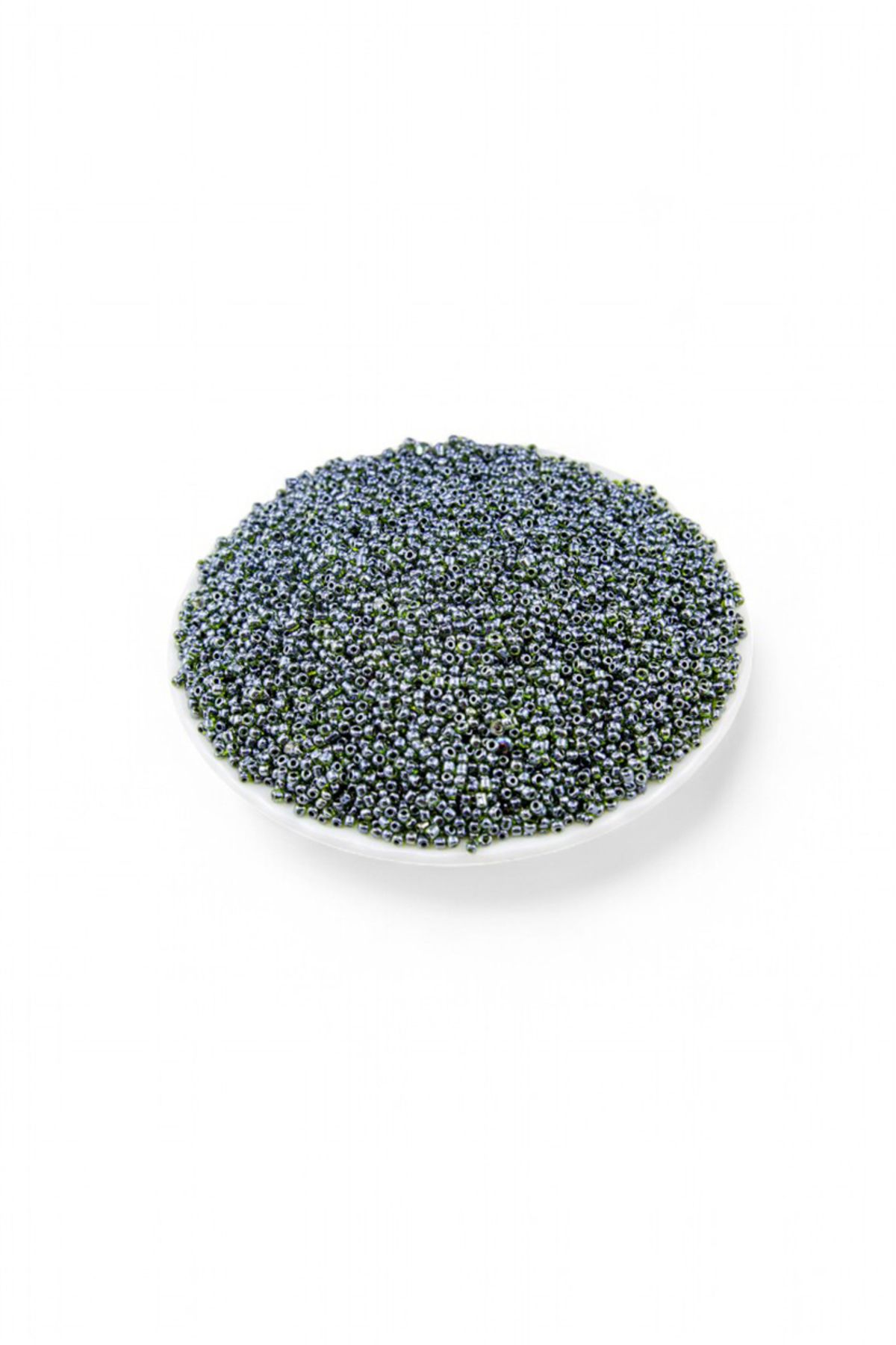 Serhat Aksesuar ve El İşçilik Haki Yeşil (11/0) 2 mm Kum Boncuğu 100 gr