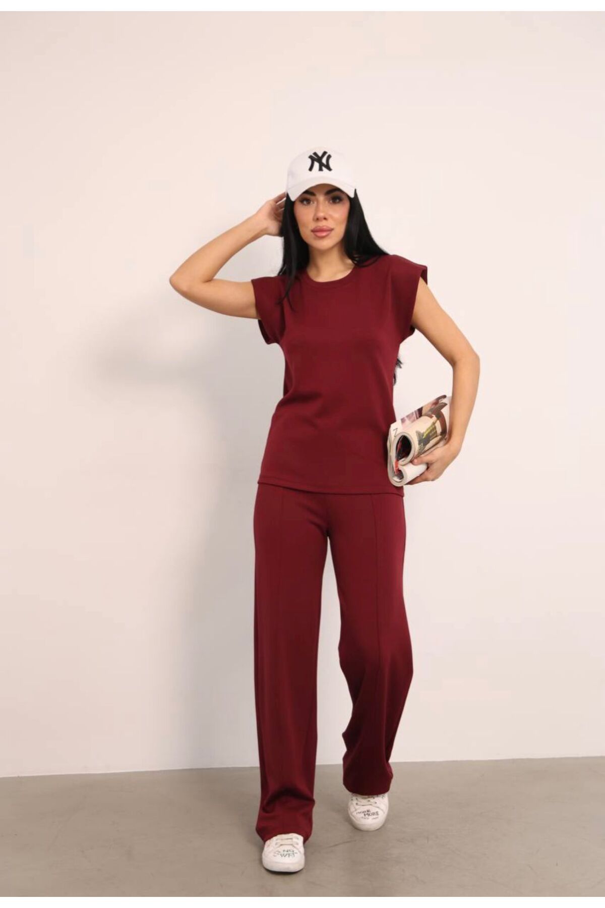 Butik VATKALI ALT ÜST BORDO TAKIM