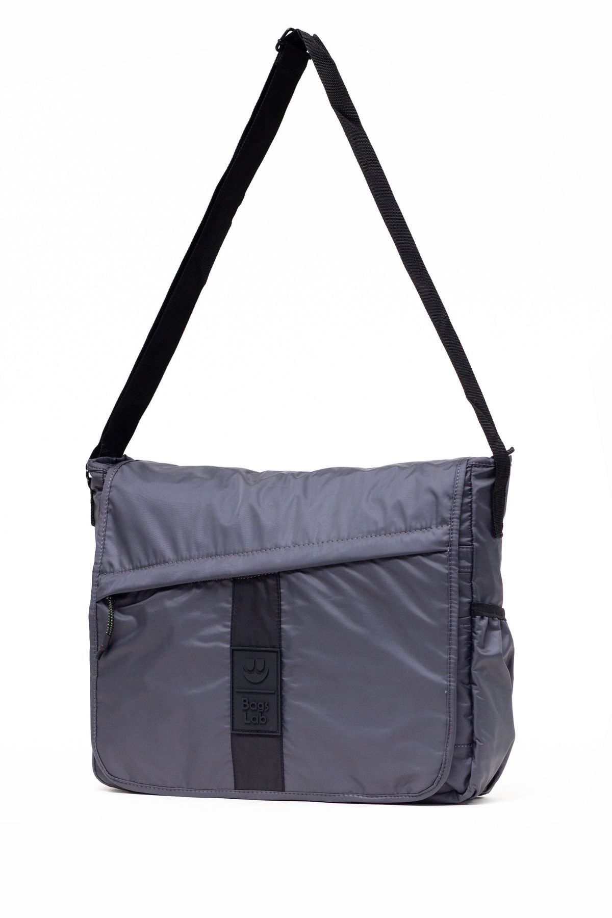 KAFF Gri Su Geçirmez Kumaş 13.3'' - 14'' Inç Organizer Postacı Laptop Notebook Evrak Çantası -1005