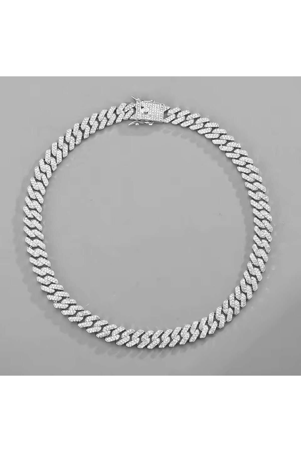Harzem jewelry çelik taşlı kolye