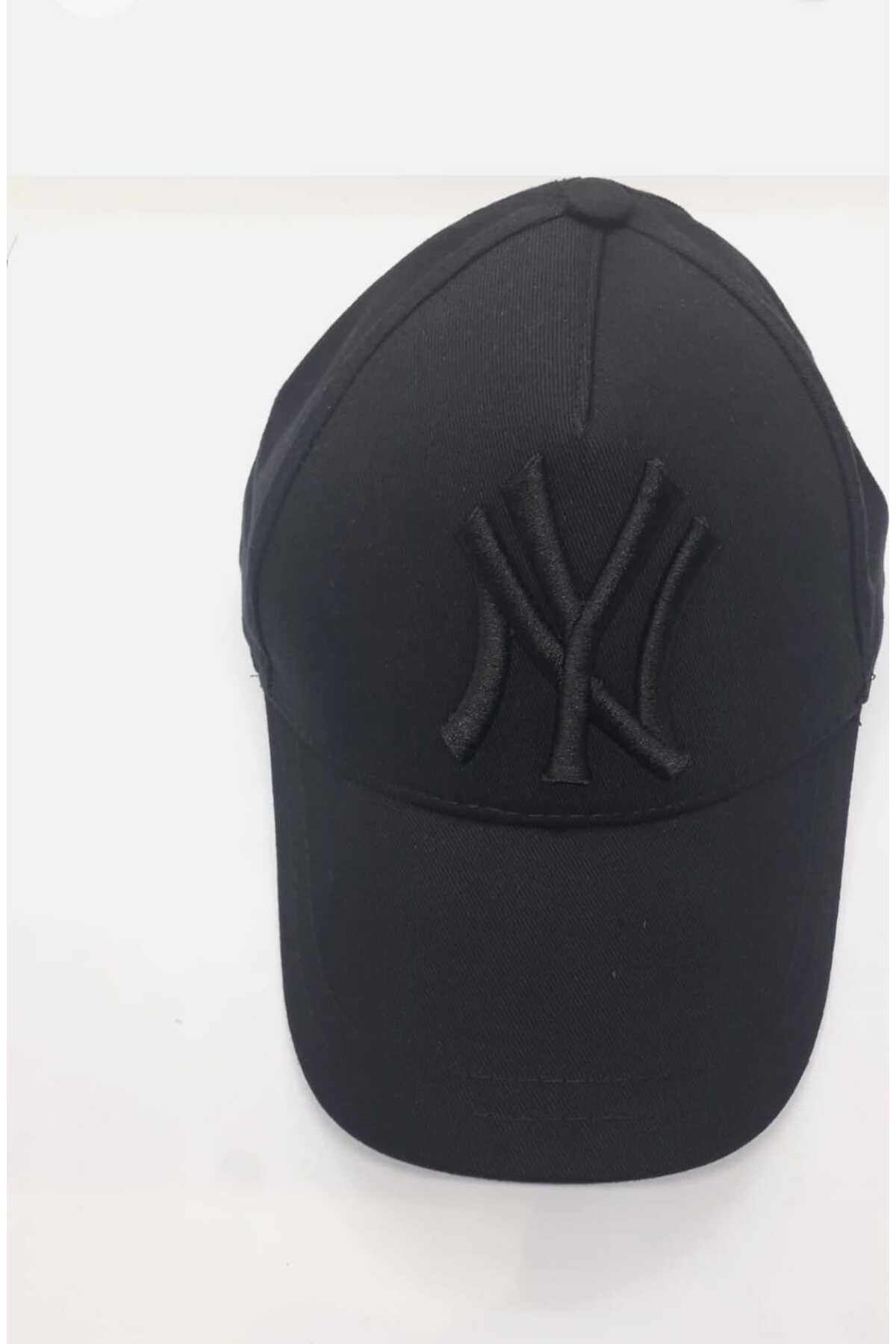 Sena Unisex Siyah Renk Siyah Logo Beyzbol Ny New York Şapka