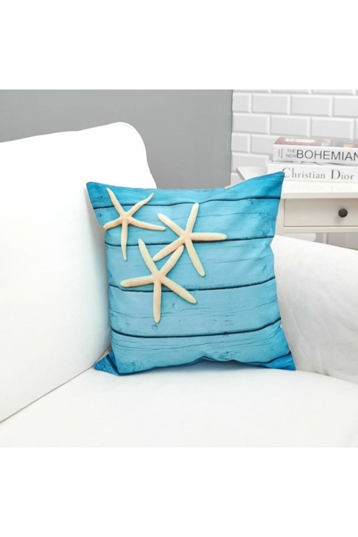 Dore Marine 7 Premium Kırlent Kılıfı - Yazlık Ev Dekorasyonu DRKR207