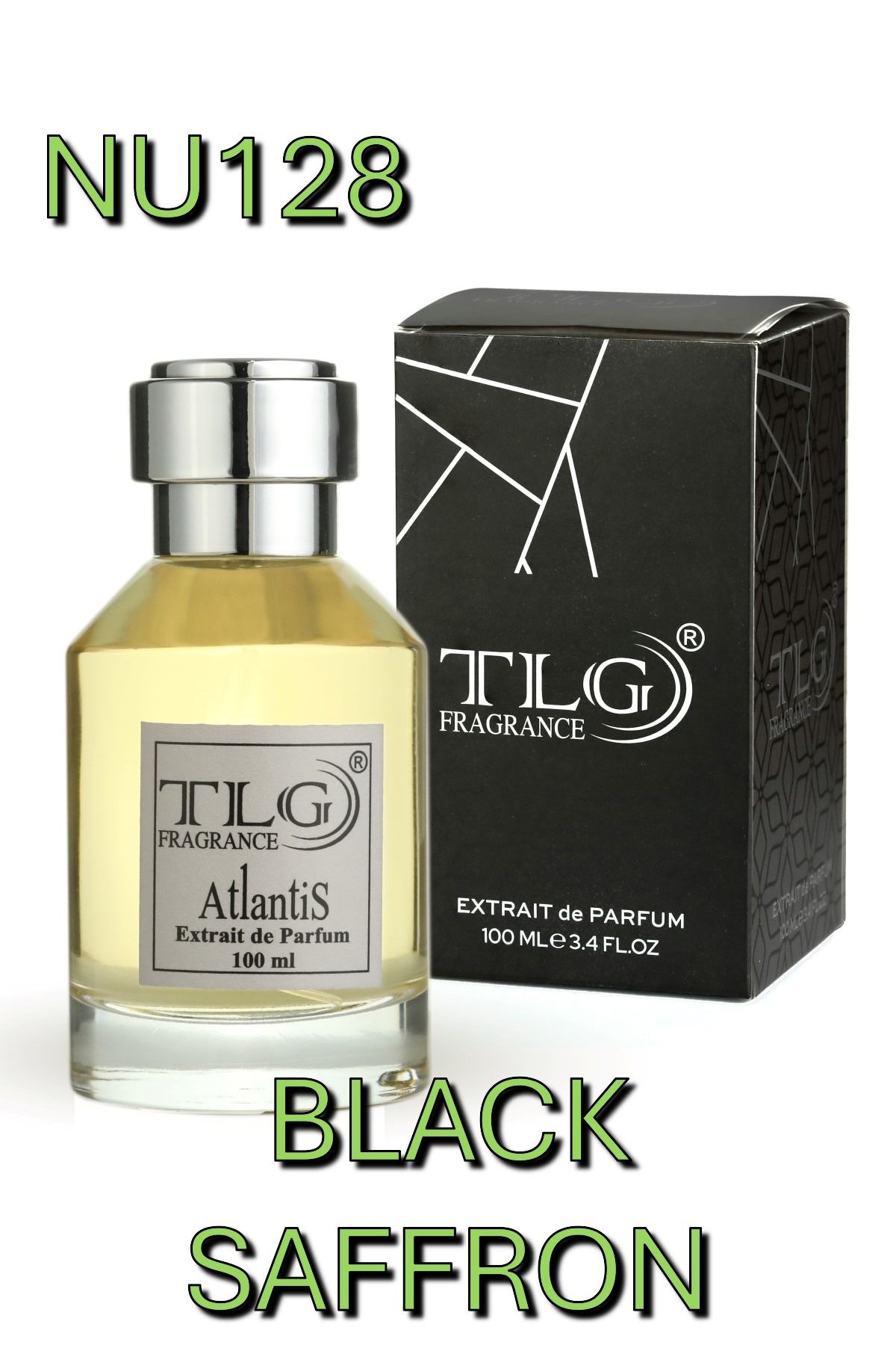 TLG TLGNU128e100 Black Saffron Niche Extrait Unisex Parfüm, 100 ml