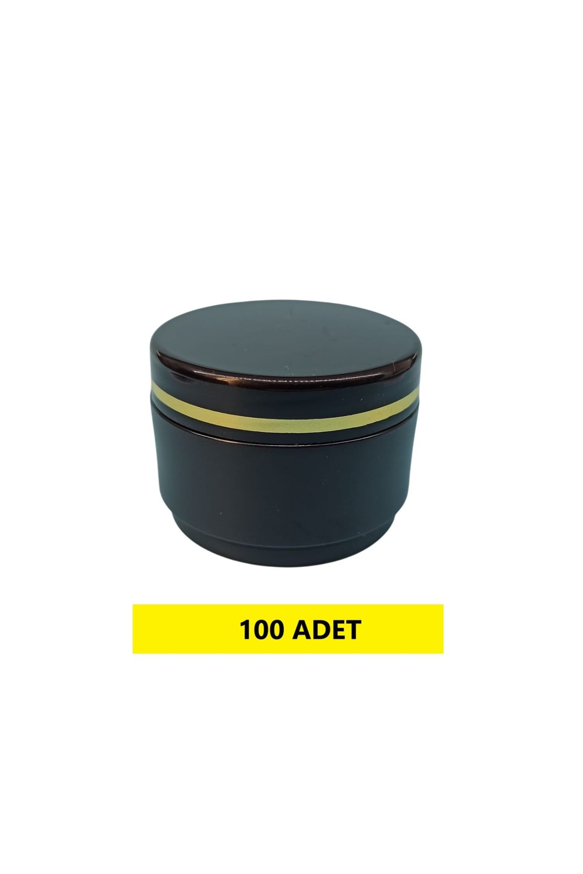 demethome 25 Ml Mini Boş Pomat-krem-kozmetik Kutusu 25 cc Plastik Krem Kavanozu 1-250 Adet Şeçenekli