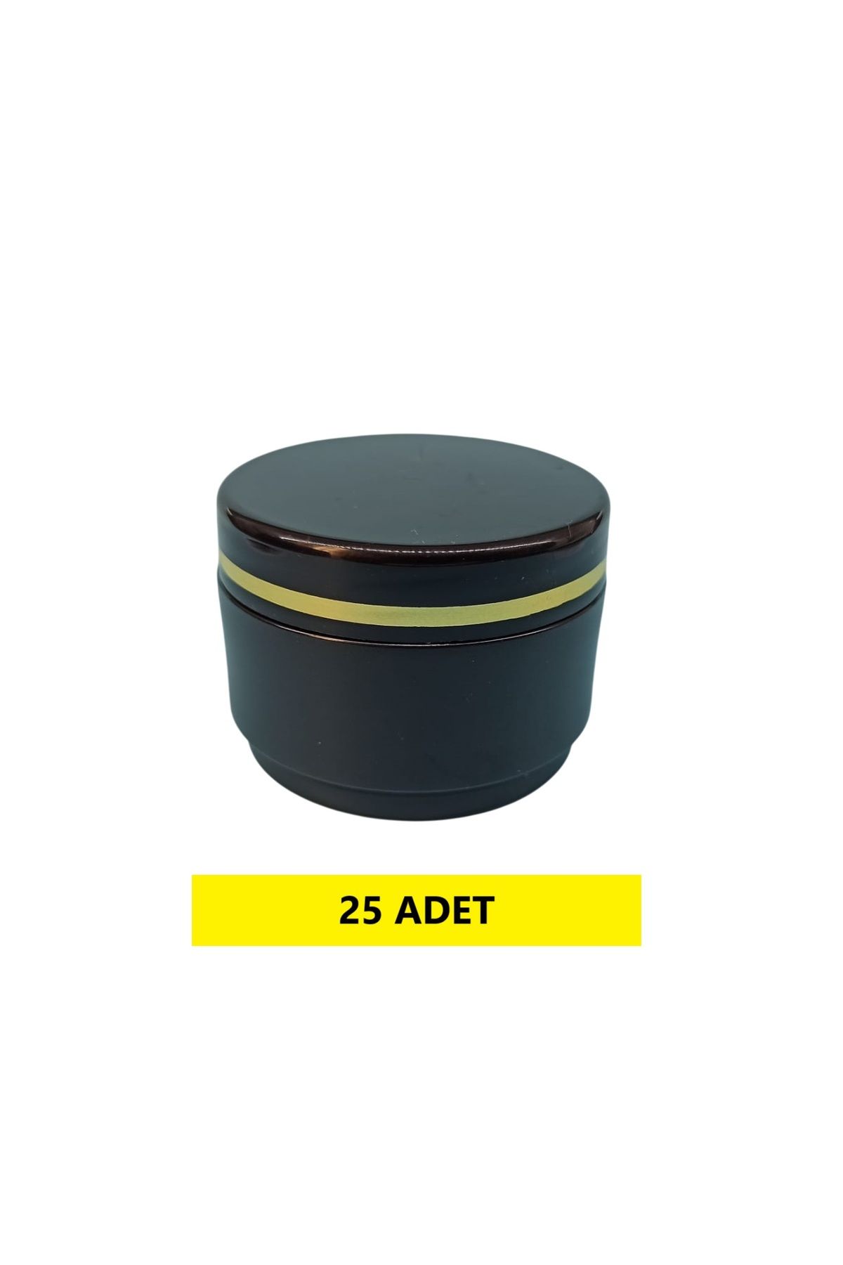 demethome 25 Ml Mini Boş Pomat-krem-kozmetik Kutusu 25 cc Plastik Krem Kavanozu 1-250 Adet Şeçenekli