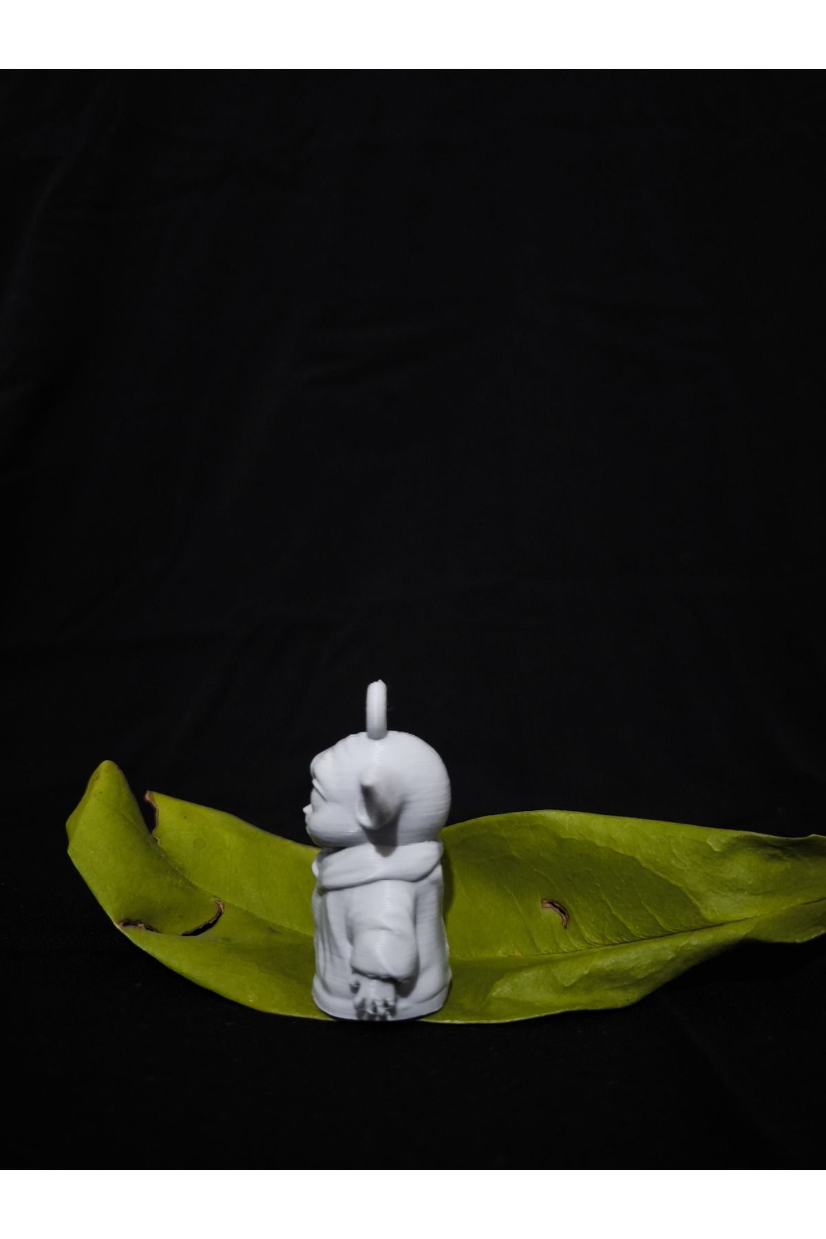 3D Mini Uzaylı Figürü Anahtarlık – Grogu (Baby Yoda) Temalı Dekoratif Süs