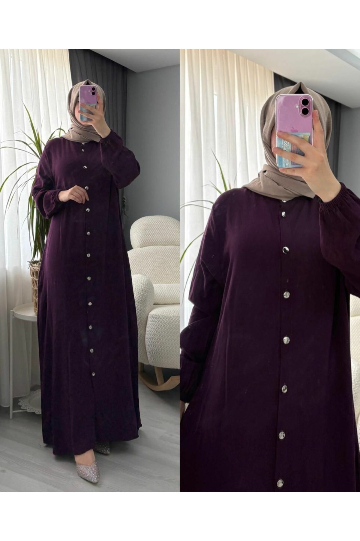 MODA Bürümcük Gömlek Elbise