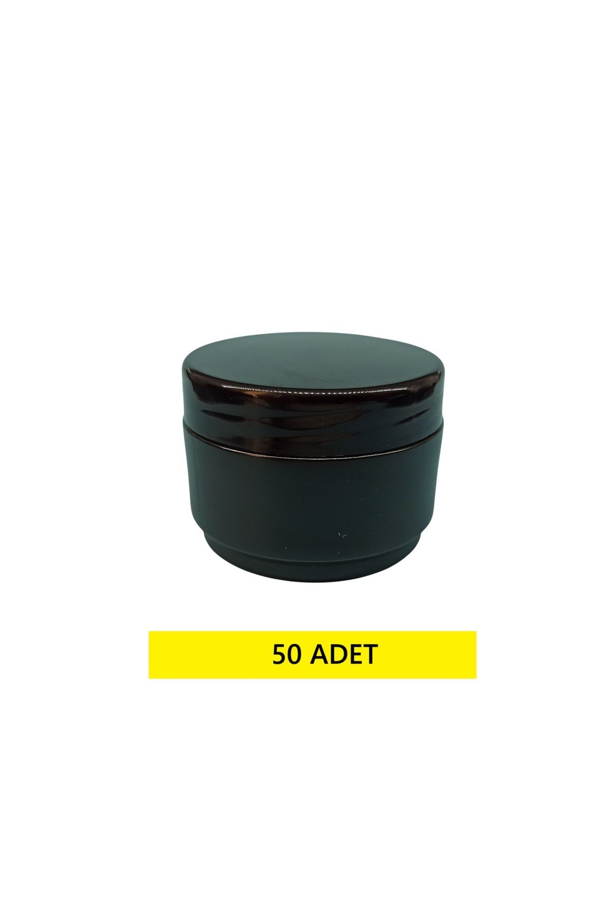 demethome 25 Ml Mini Boş Pomat-krem-kozmetik Kutusu 25 cc Plastik Krem Kavanozu 1-250 Adet Şeçenekli