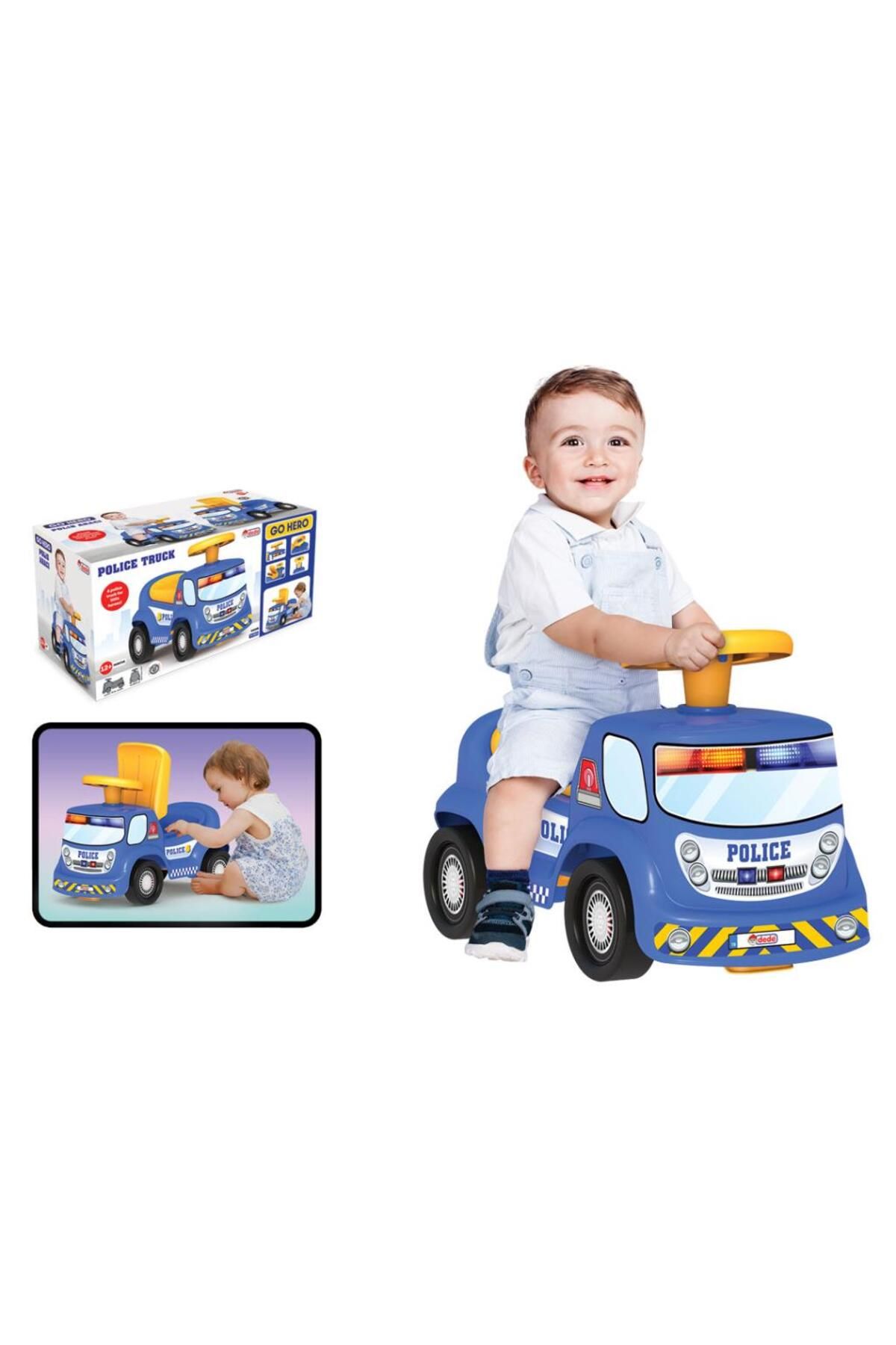 DEDE Oyuncak Go Hero Polis Araçı İlk Arabası Bin Git 04038