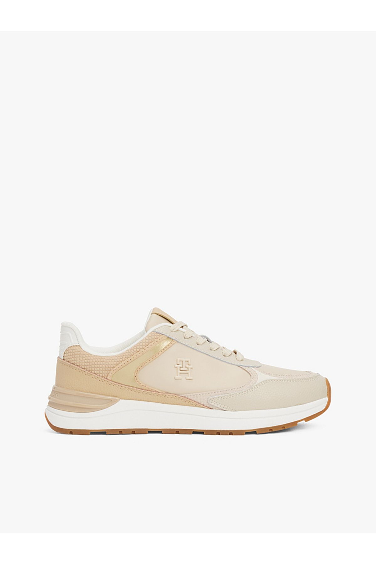 Tommy Hilfiger Leather Mixed Texture Trainers