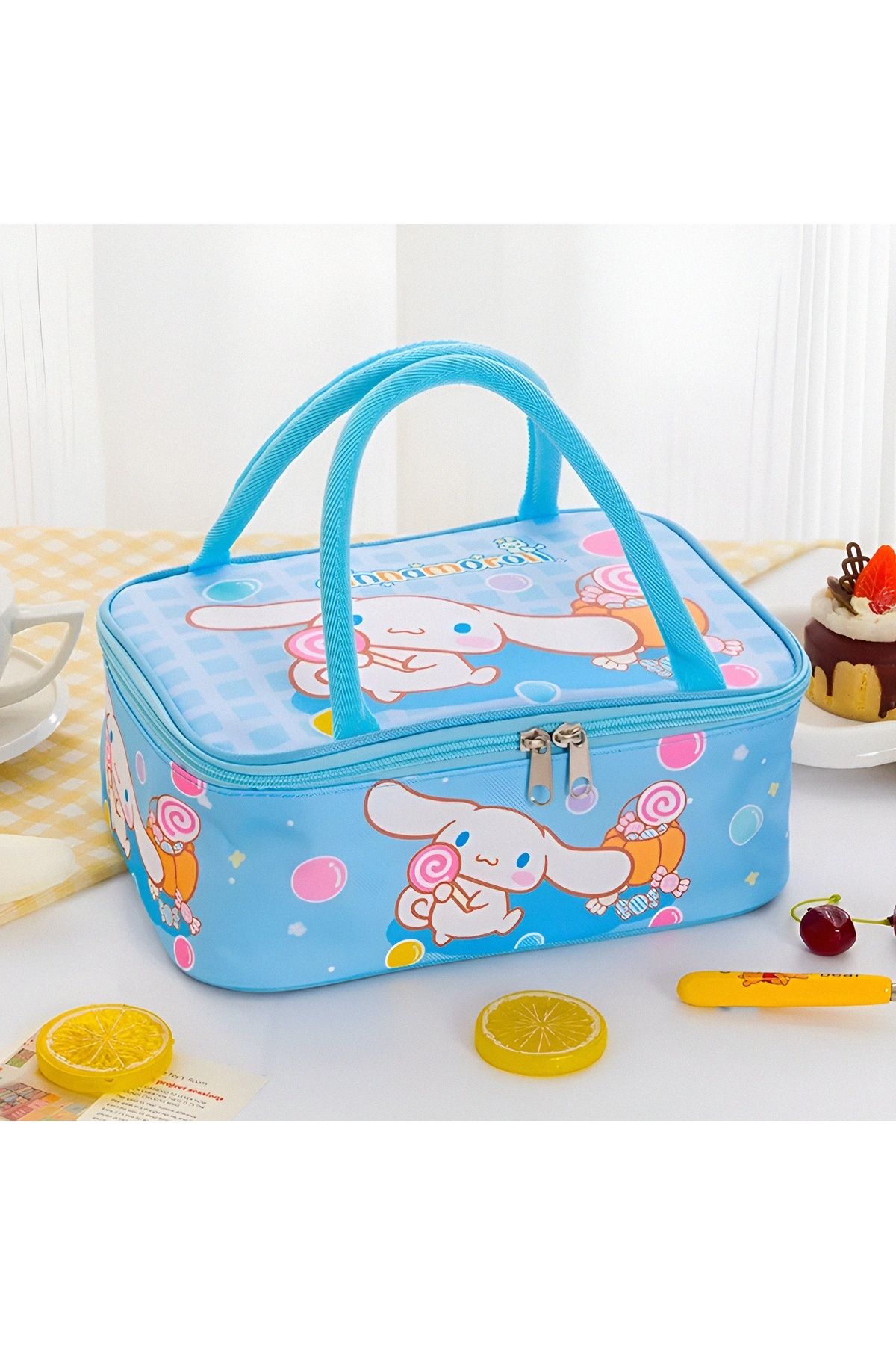 KumOziShop Sanrio Kuromi Cinnamoroll Termal Beslenme Çantası
