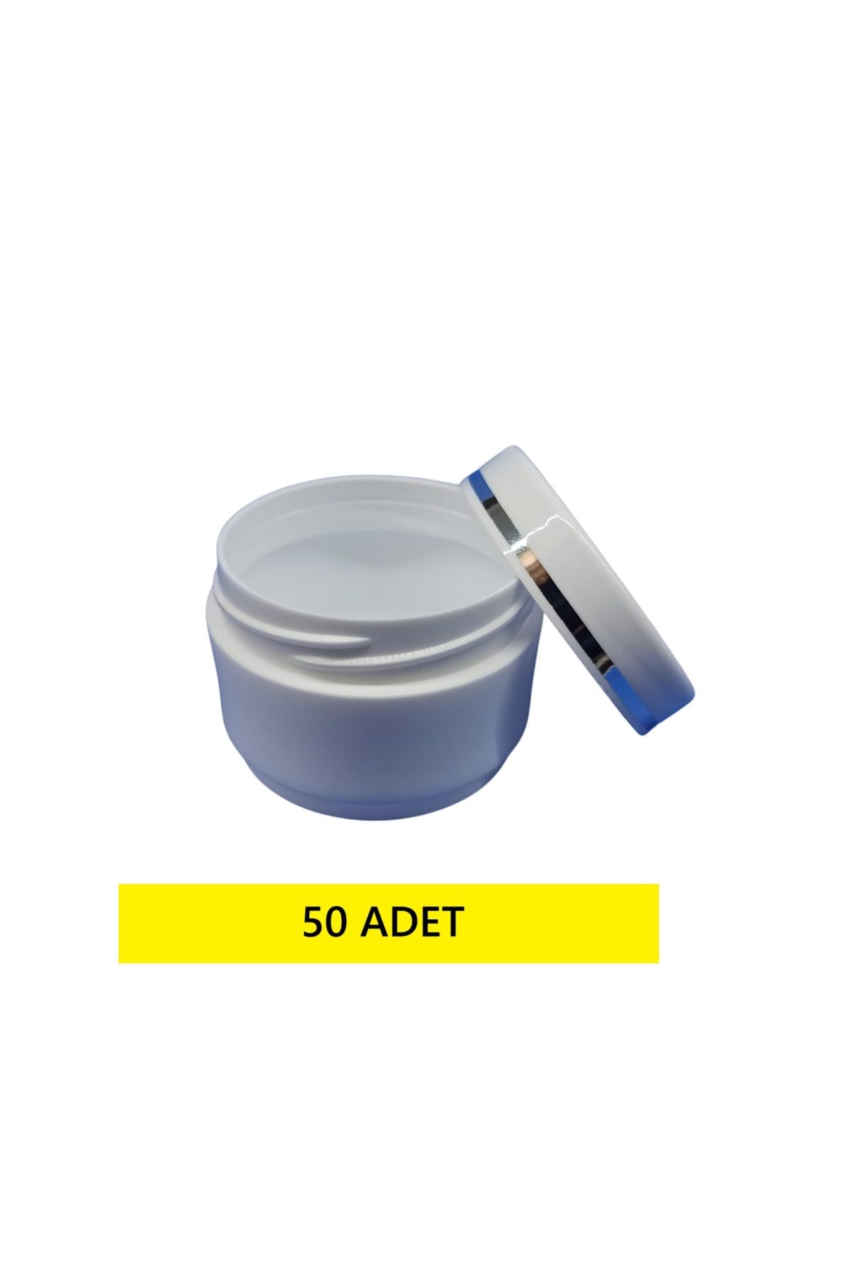 demethome 25 Ml Mini Boş Pomat-krem-kozmetik Kutusu 25 cc Plastik Krem Kavanozu 1-250 Adet Şeçenekli