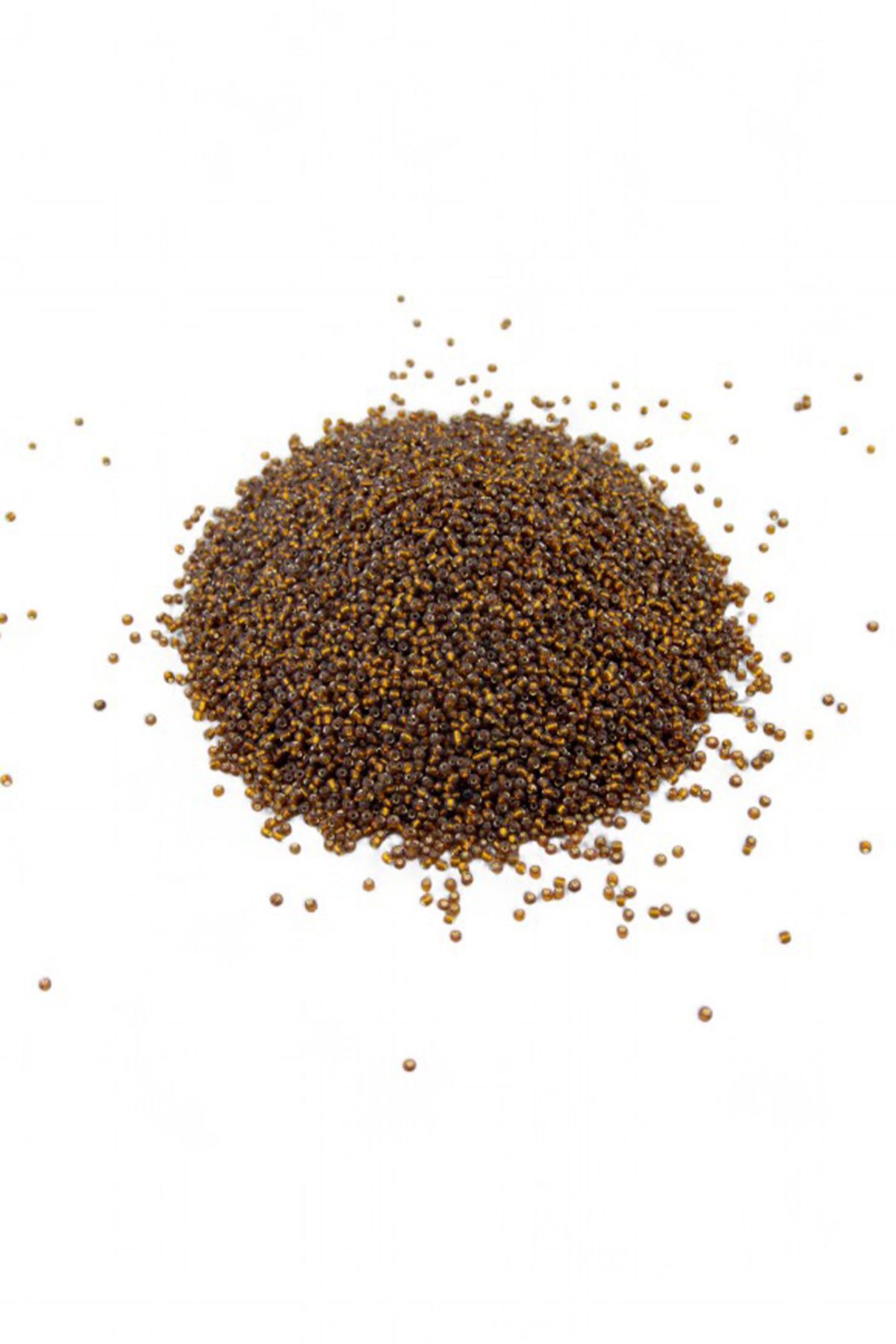 Serhat Aksesuar ve El İşçilik Kristal Açık Kahve (11/0) 2 mm Kum Boncuğu 100 gr