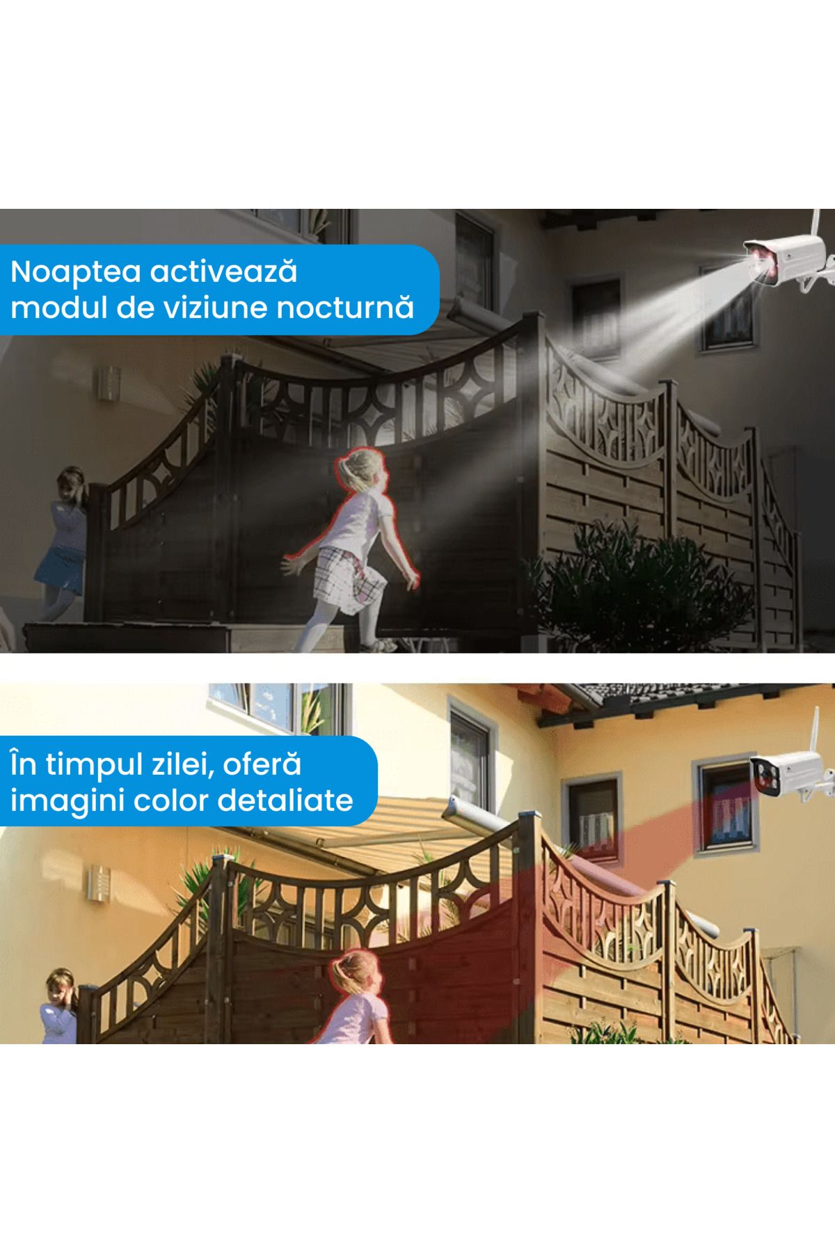 Spionescu-Complete video surveillance kit with 4 cameras, DF-8402D, WIFI, 2MP, 1 TB HDD, 4-channel NVR 5