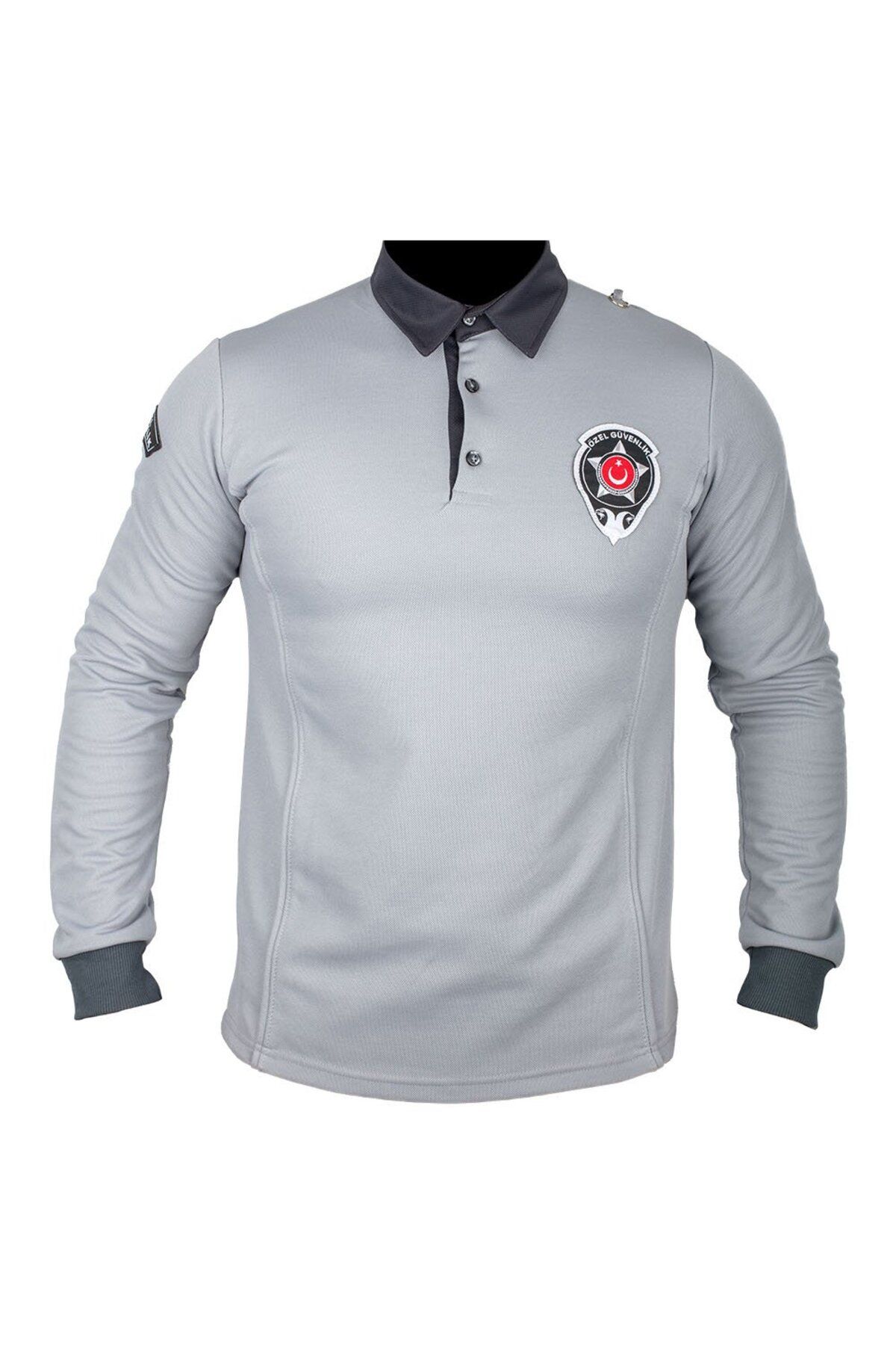 Butik Zentra Uzun Kollu Güvenlik Polo Tişört