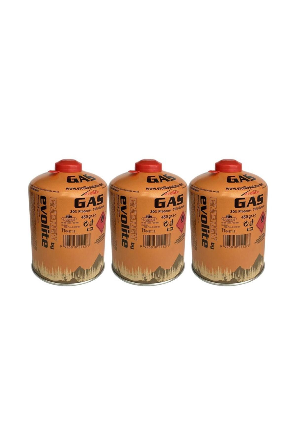Evolite 450 Gr. Gaz Ocak Kartuşu 3 Adet EVO-011-A1