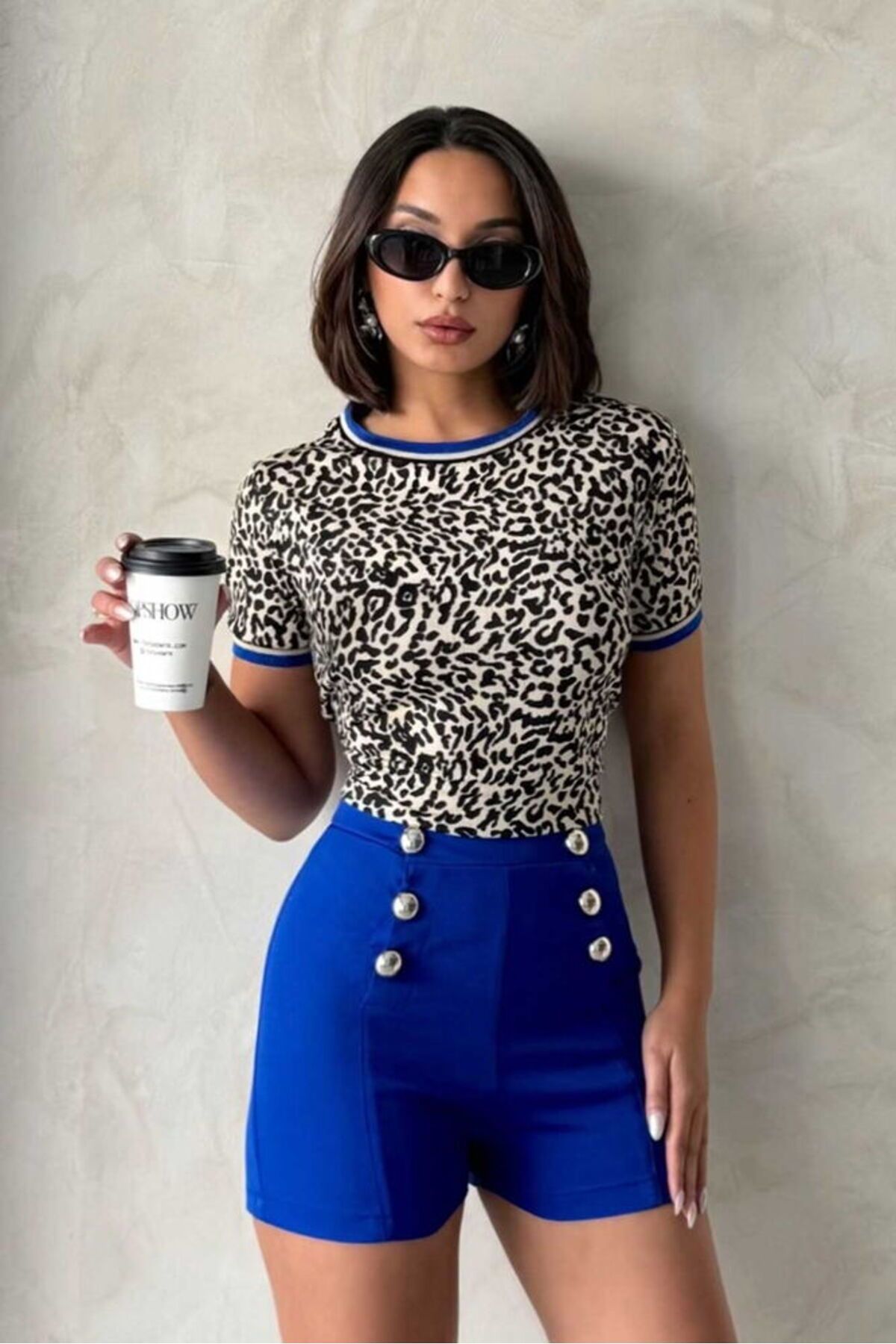 SKYstyles Leopar bluz