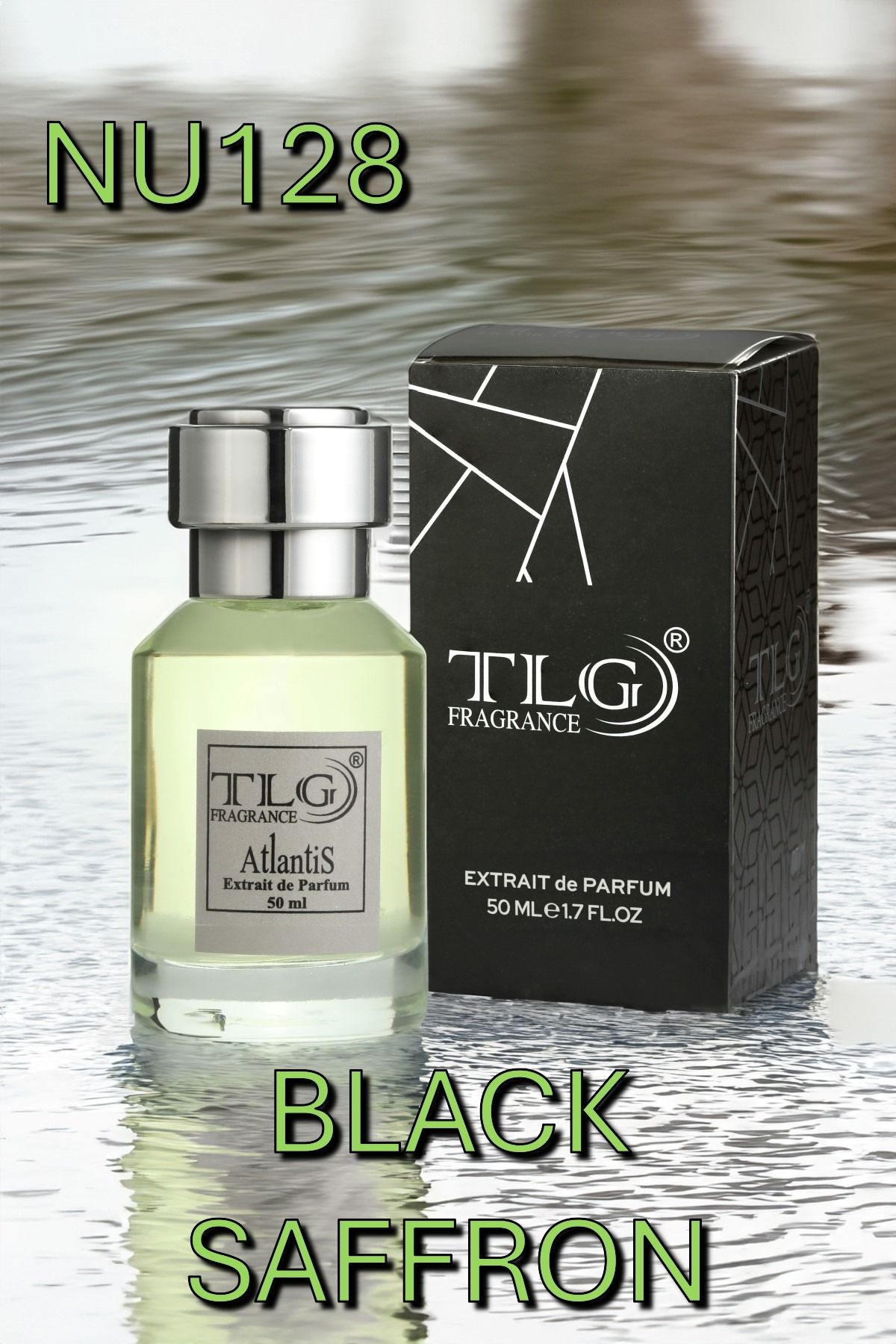 TLG TLGNU128e050 Black Saffron Niche Extrait Unisex Parfüm, 50 ml