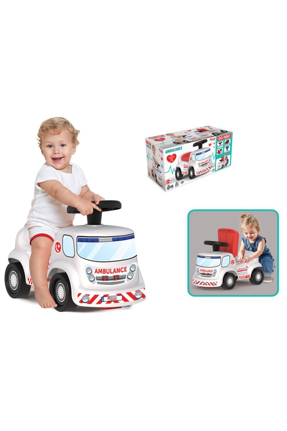 DEDE Oyuncak Go Hero Ambulans Araçı İlk Arabam Bin Git 04036