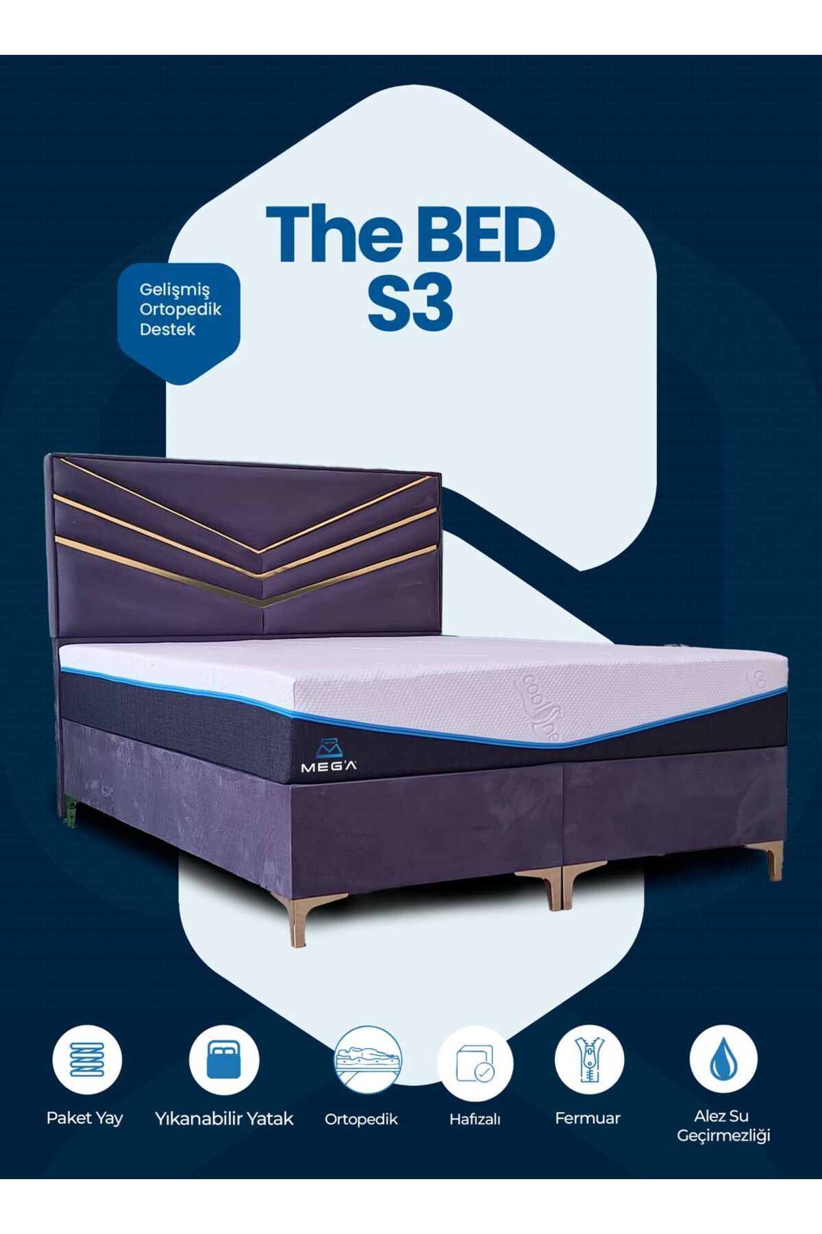 MEG'A Bedding Meg'a The Bed S3 140x200