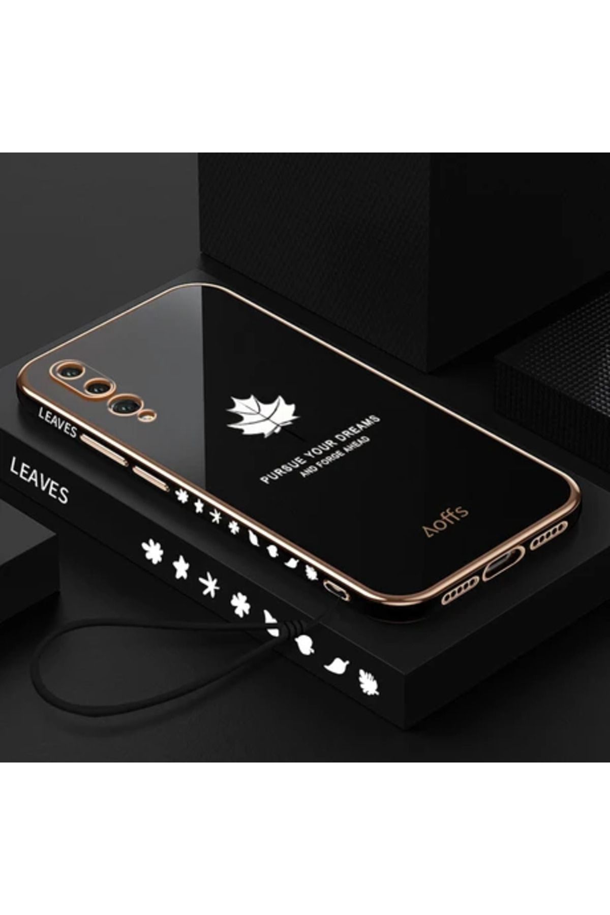 Obay P20 Pro Için Kemerli Elektroliz Telefon Kılıfı