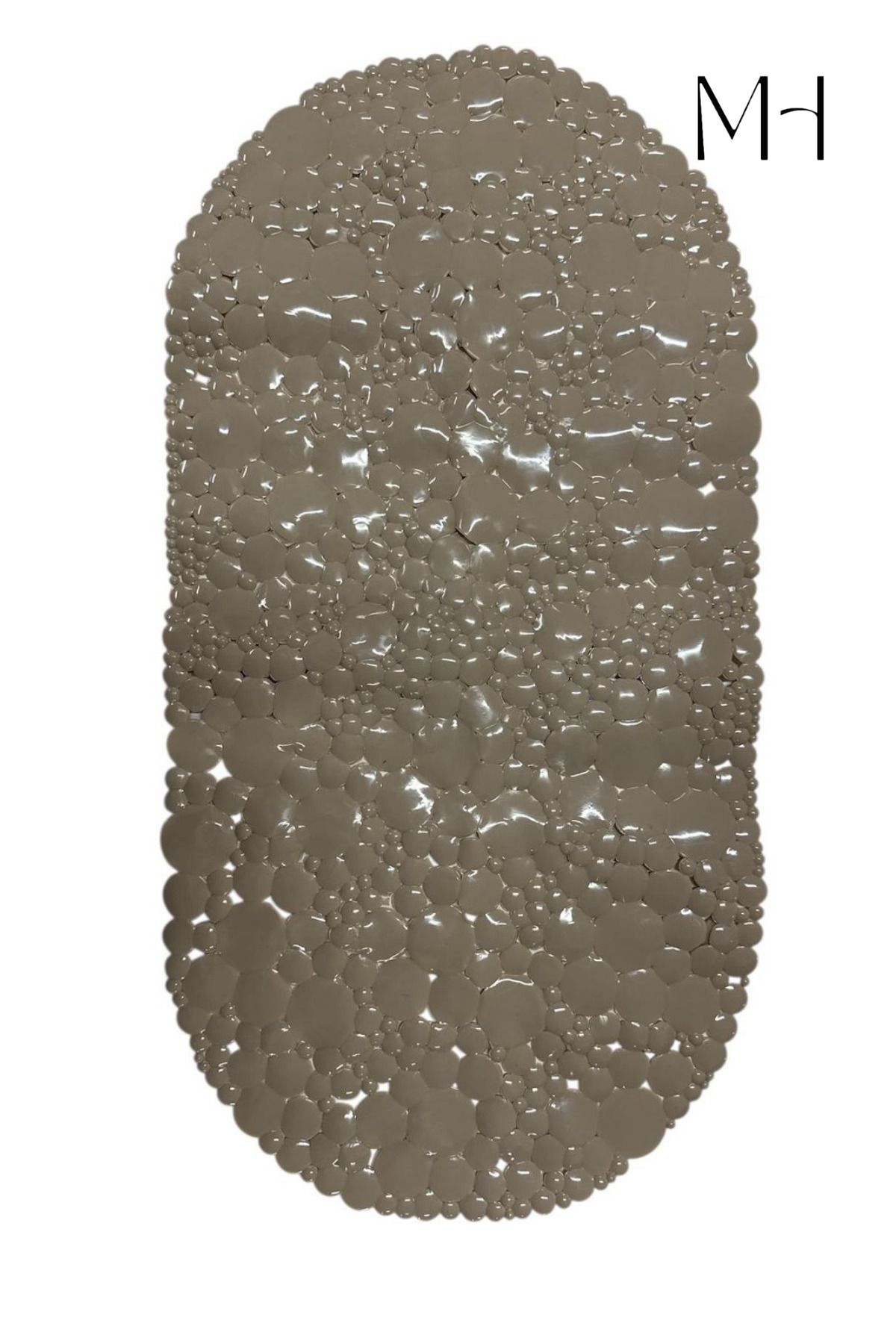 Makri Vakumlu Lüks Banyo Paspası 65x35 cm – Kaymaz ve Su Geçirmez (Beyaz / Krem / Kahverengi / Gri)