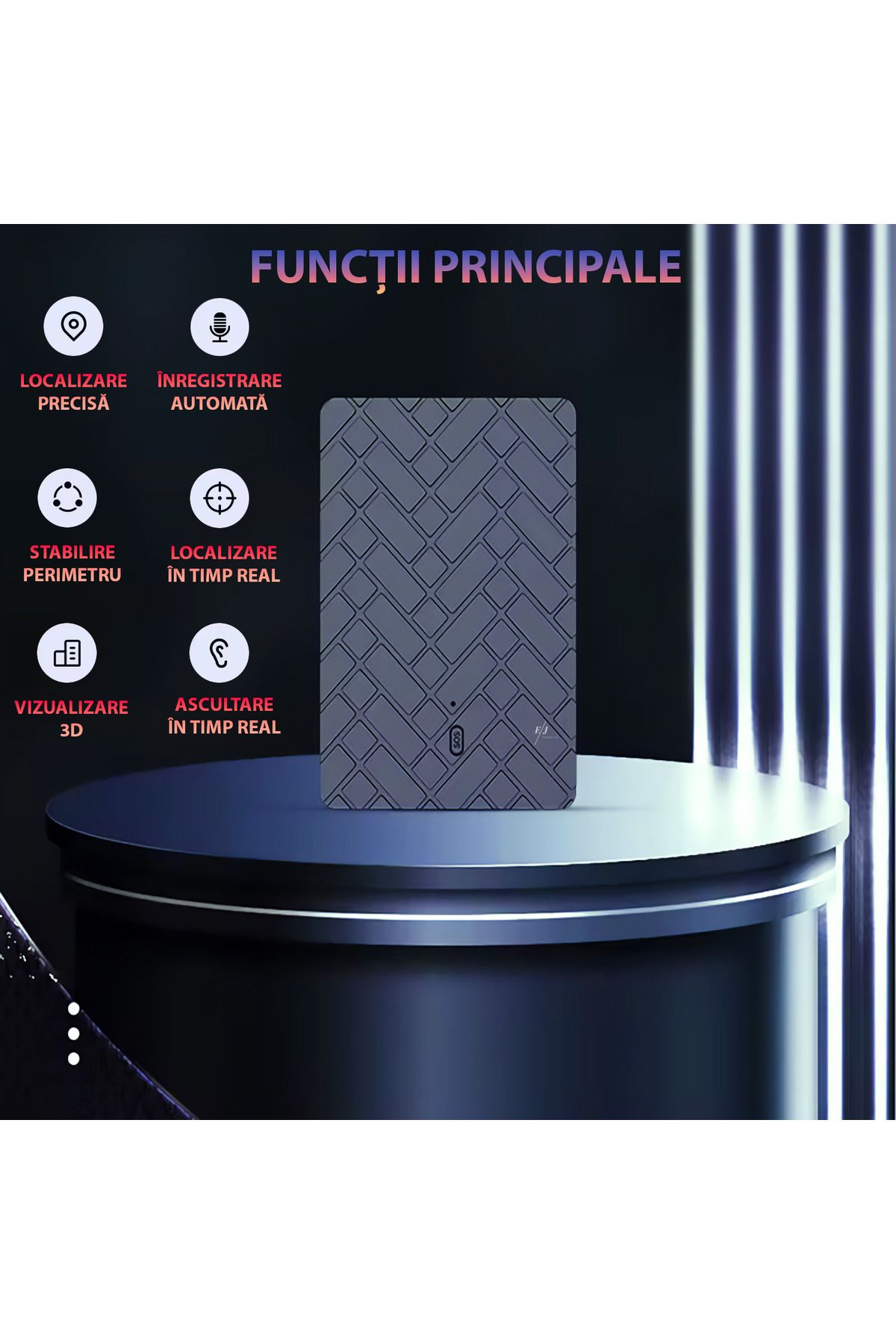 Spionescu-Sistem GPS spion auto 2G, M1, localizare în timp real, monitorizare vocală, vedere stradală 3D, stocare pe card 4