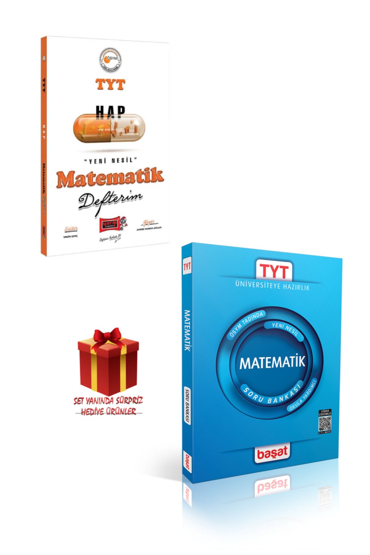 Yargı Yayınları TYT Matematik Defterim+ Başat TYT Matematik Soru Bankası+ Hediye