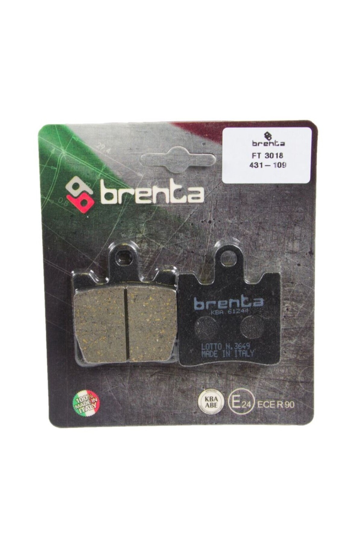 Genel Markalar Daelim S3 250 ADVANCE Ön Fren Balata Brenta (made in italy)