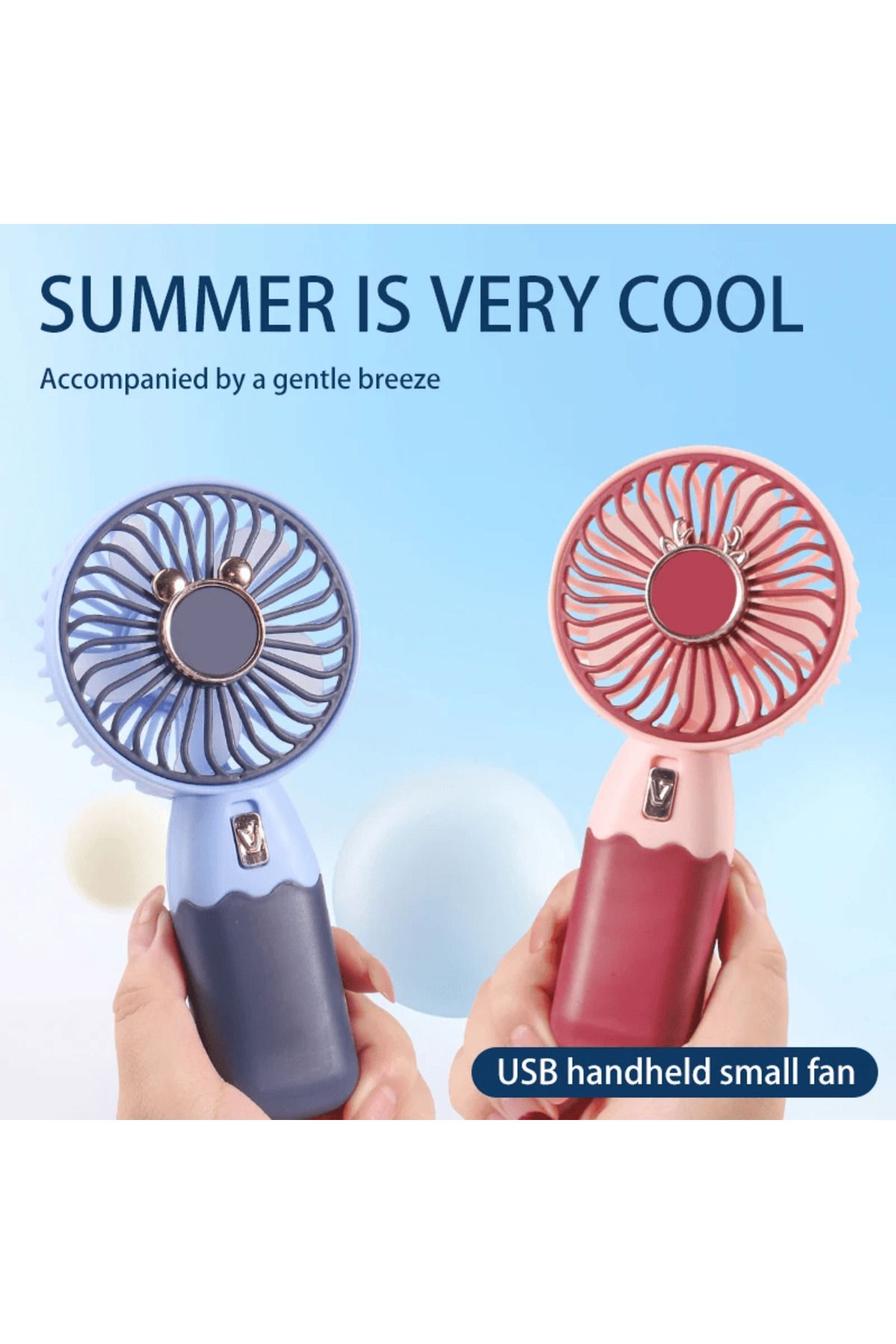 Viranes Şarj Edilebilir Mini Soğutucu Fan