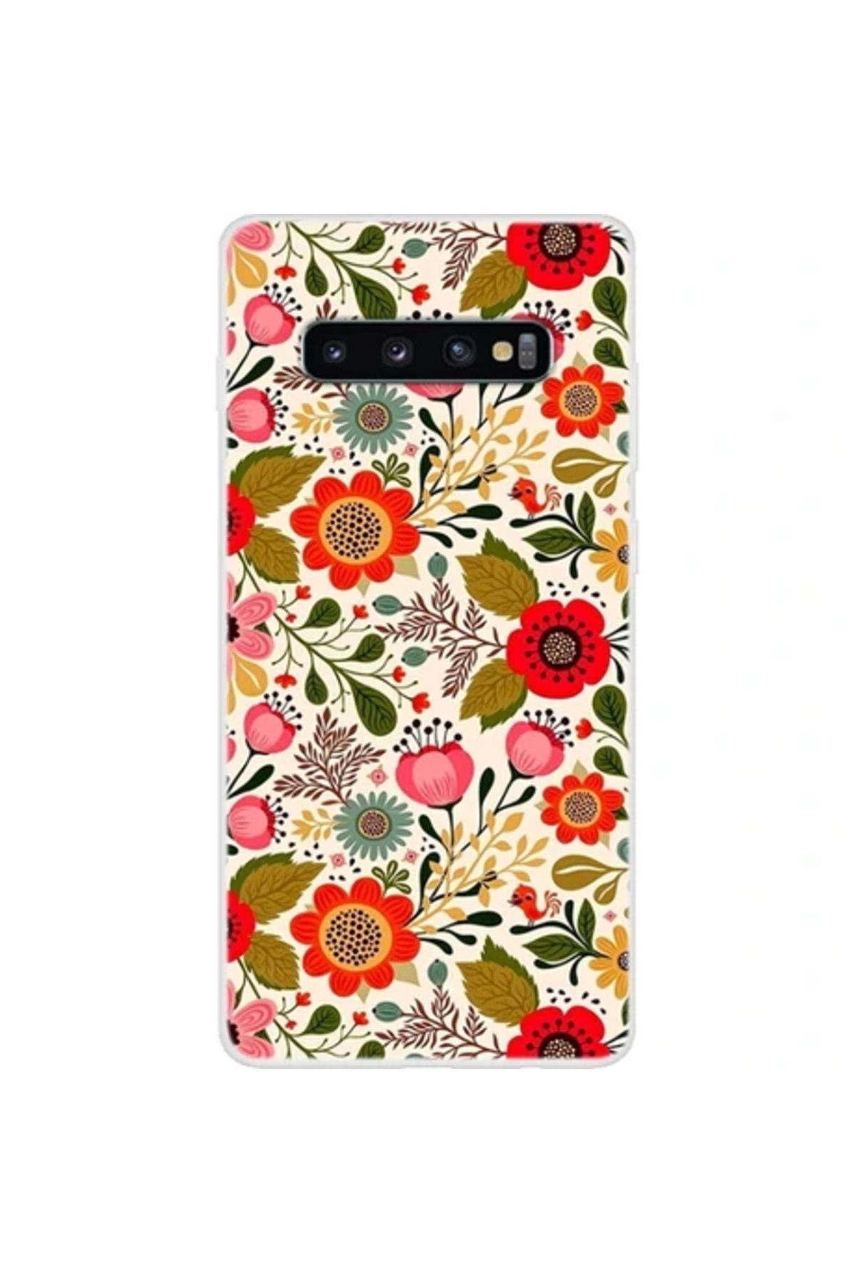 Obay Hello-U Galaxy S10 Plus Için Telefon Kılıfı - Çok Renkli