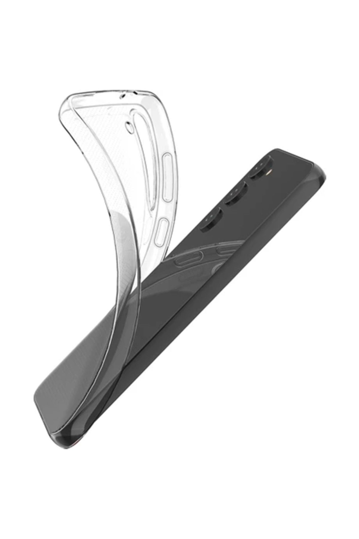 Obay Galaxy S23 Için+ Çizgiye Karşı Kıç Hd Temizli Telefon Kapağı Yumuşak Tpu Ultra Ince Telefon Kılıfı
