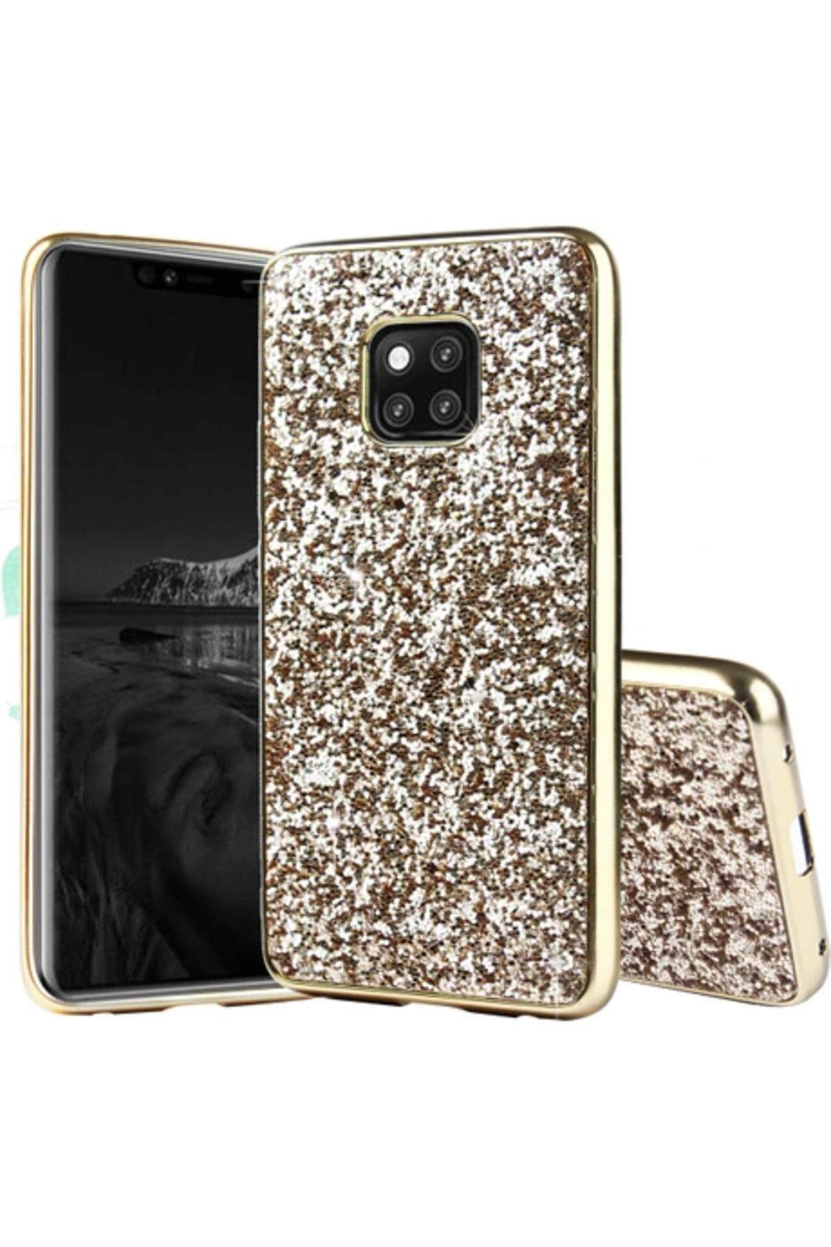 Obay Xshine Mate 20 Pro Telefon Kılıfı - Altın