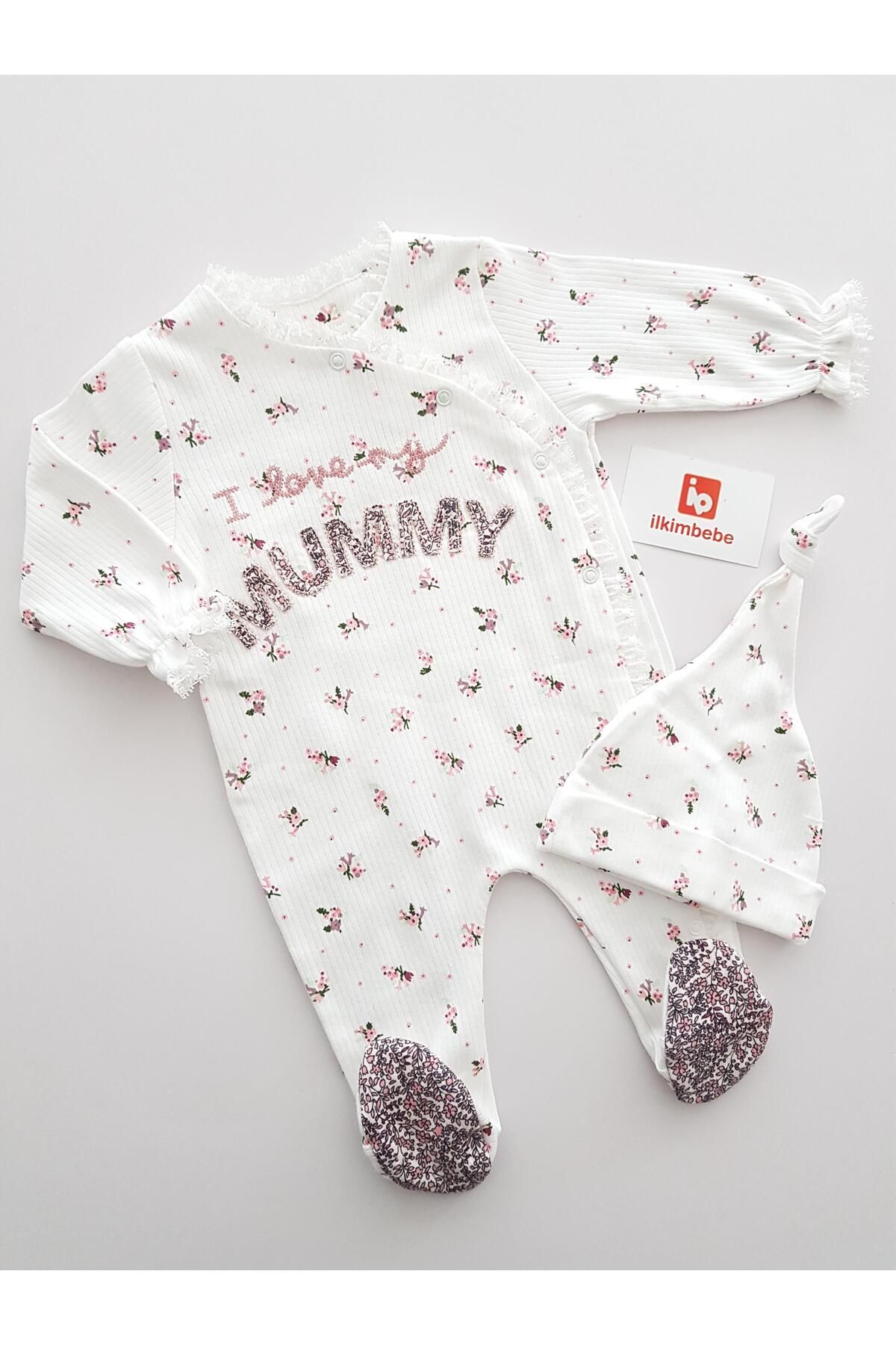 ilkimbebe Mummy Kız Bebek Tulumu