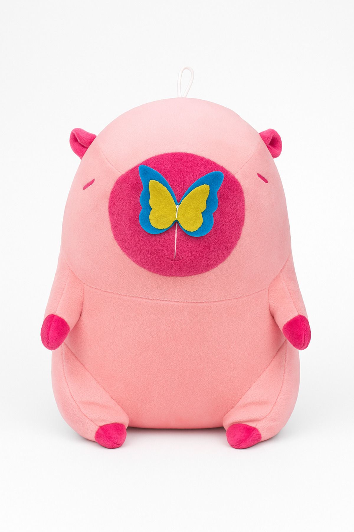 SerenityHaven Toys Pembe Capybara Peluş Büyük Boy