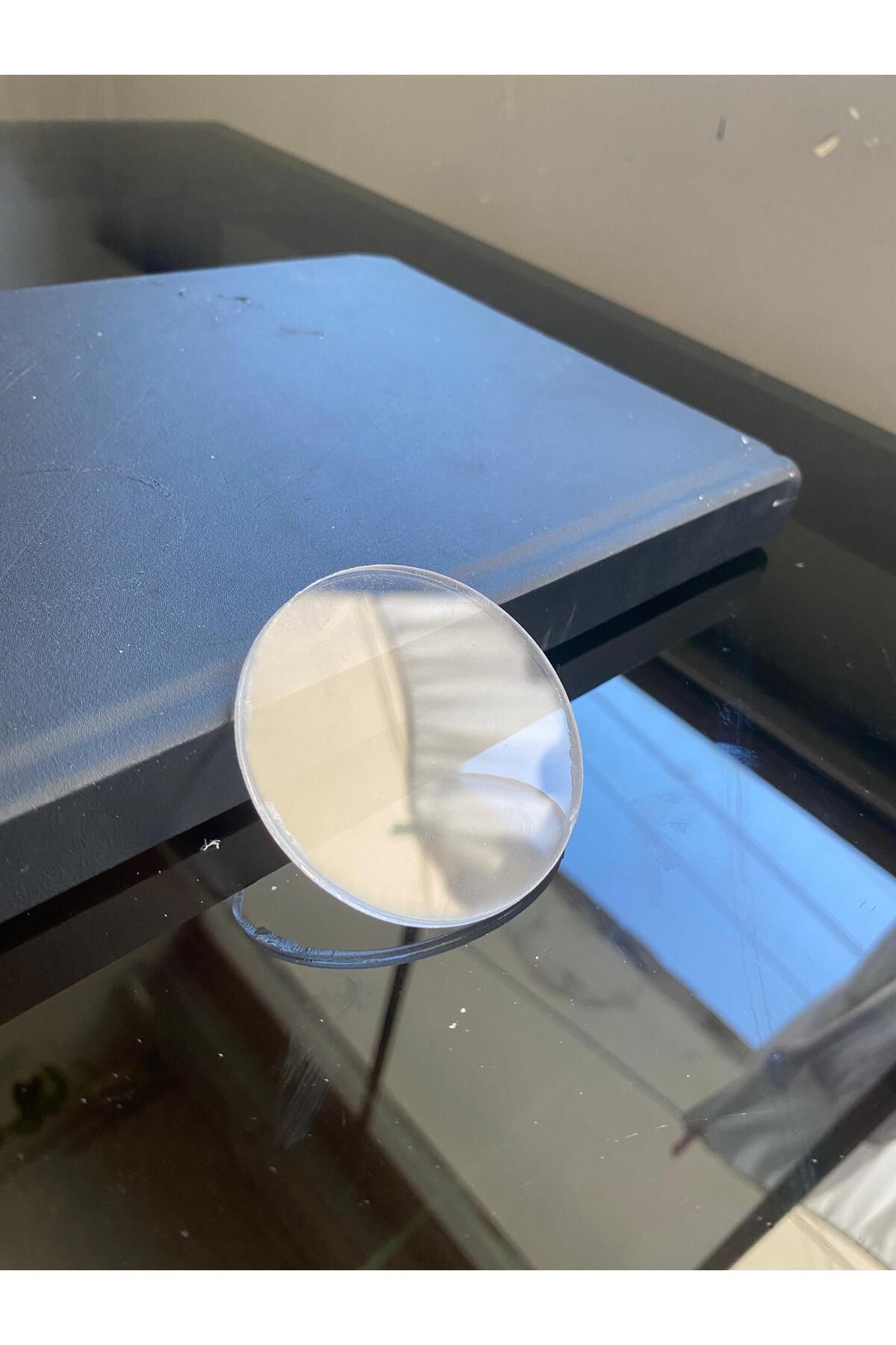 Magnetfoto 25 adet şeffaf pleksi 7 cm boş süslemeye uygun