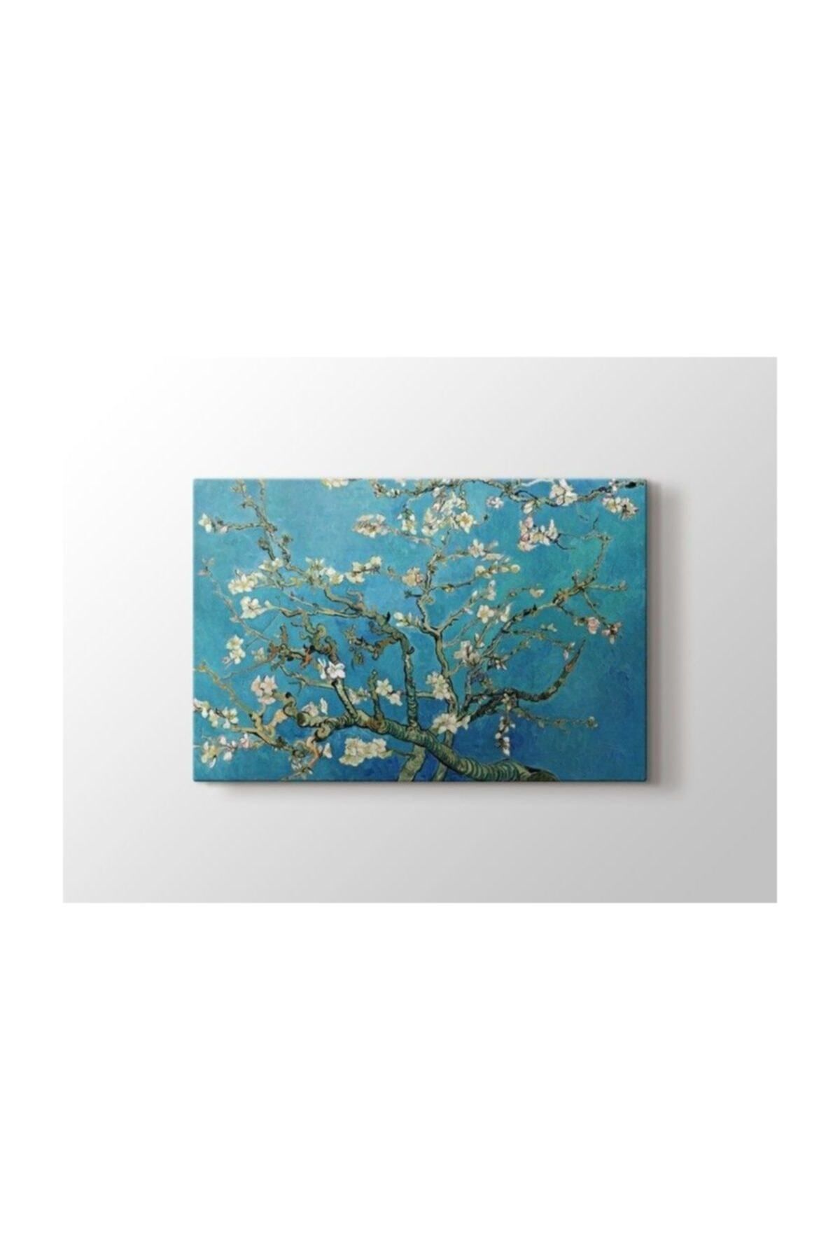 2645 Sanat Vincent Van Gogh - Çiçek Açan Badem Ağacı Tablo 40 X 60 Cm